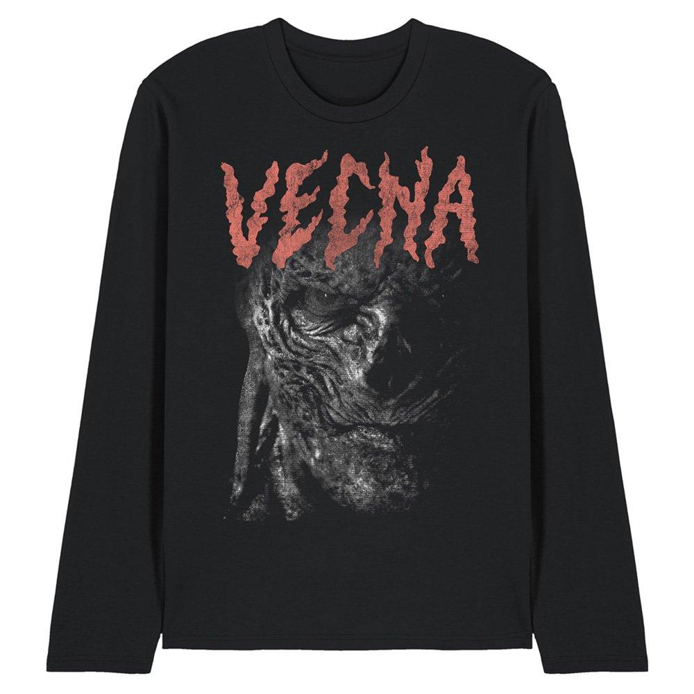Black - Stranger Things - Stranger Things Vecna Face Long Sleeve T-Shirt Bl - 1