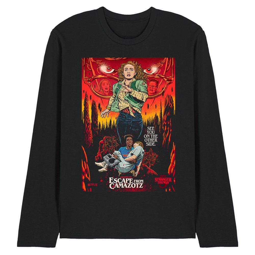 Black - Stranger Things - Stranger Things Butcher Billy S5 Ch 6 Long Sleeve - 1
