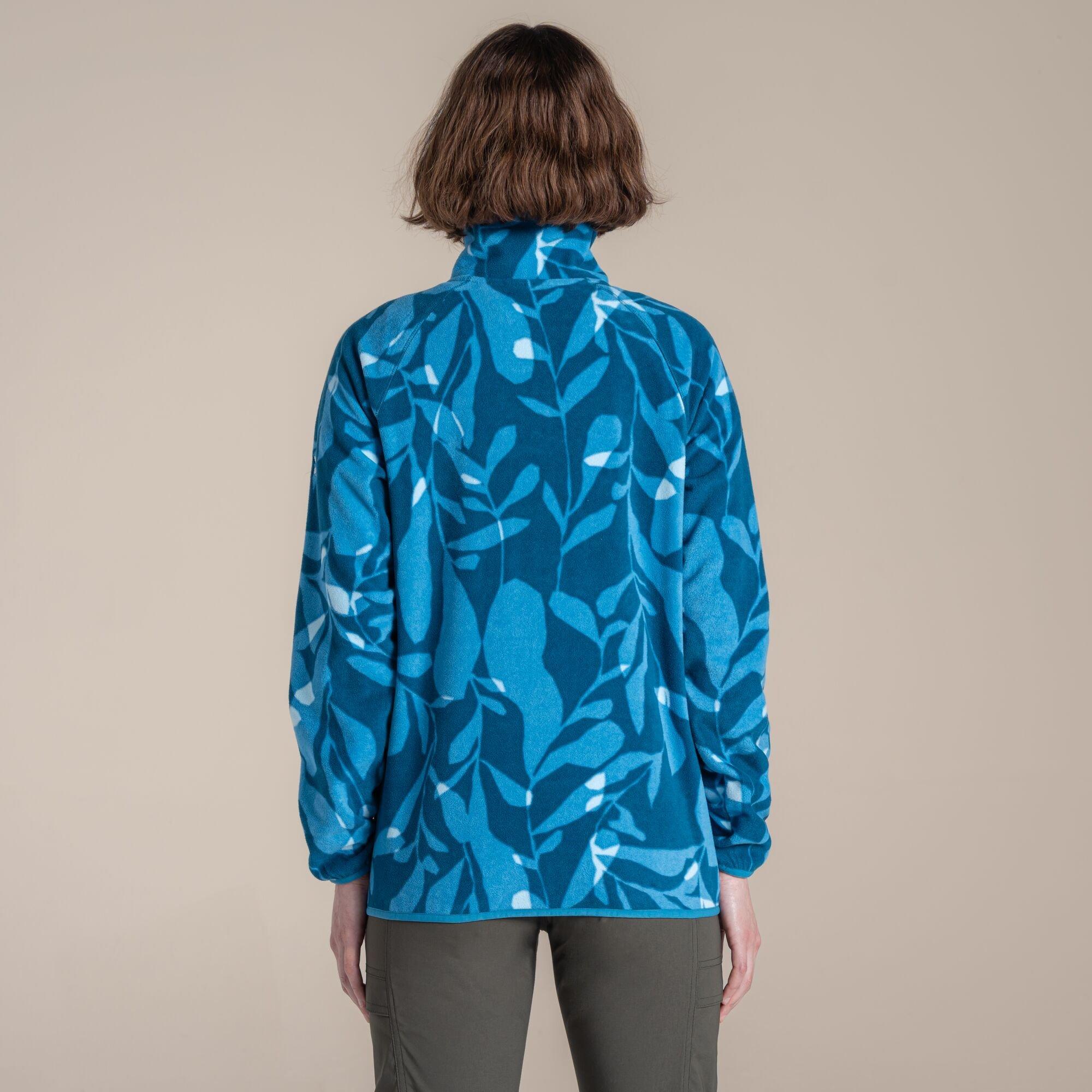 Oyster Print - Craghoppers - National Trust Reedmace Half Zip Fleece - 2