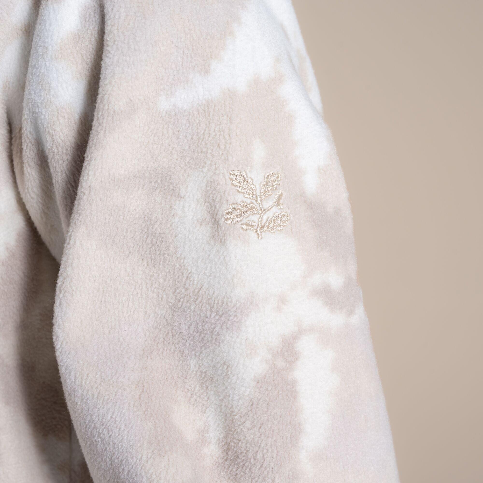 Oyster Print - Craghoppers - Reedmace Insulated Half Zip Microfleece Top - 5