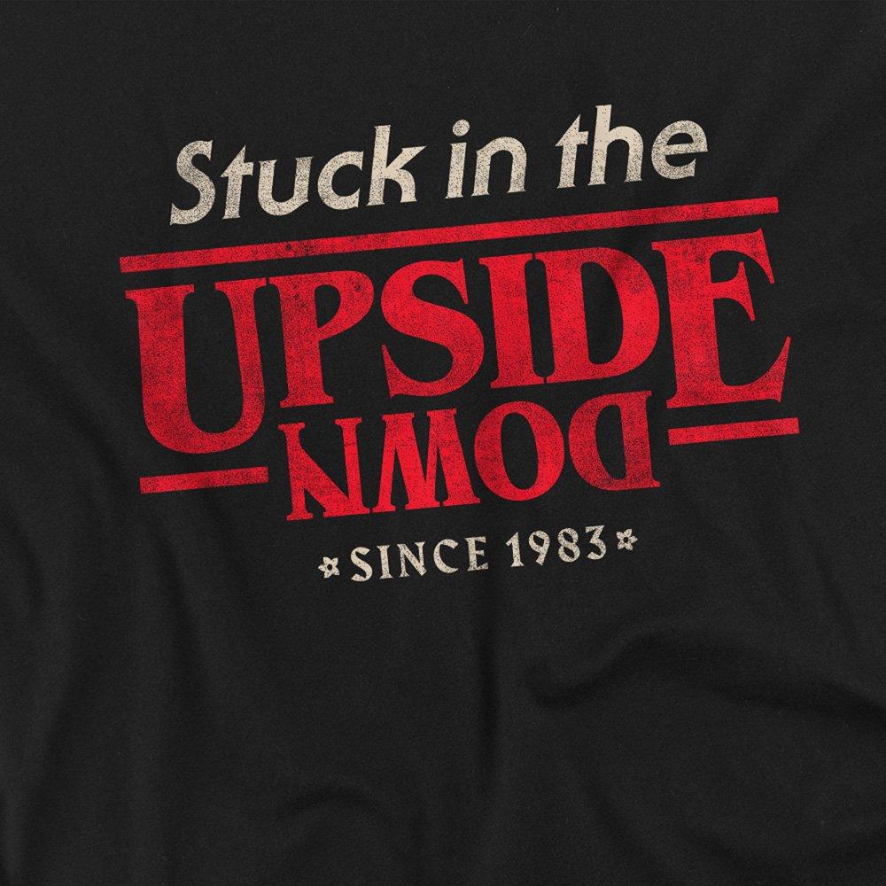 Black - Stranger Things - Stranger Things Upside Down Slogan Long Sleeve T-S - 2