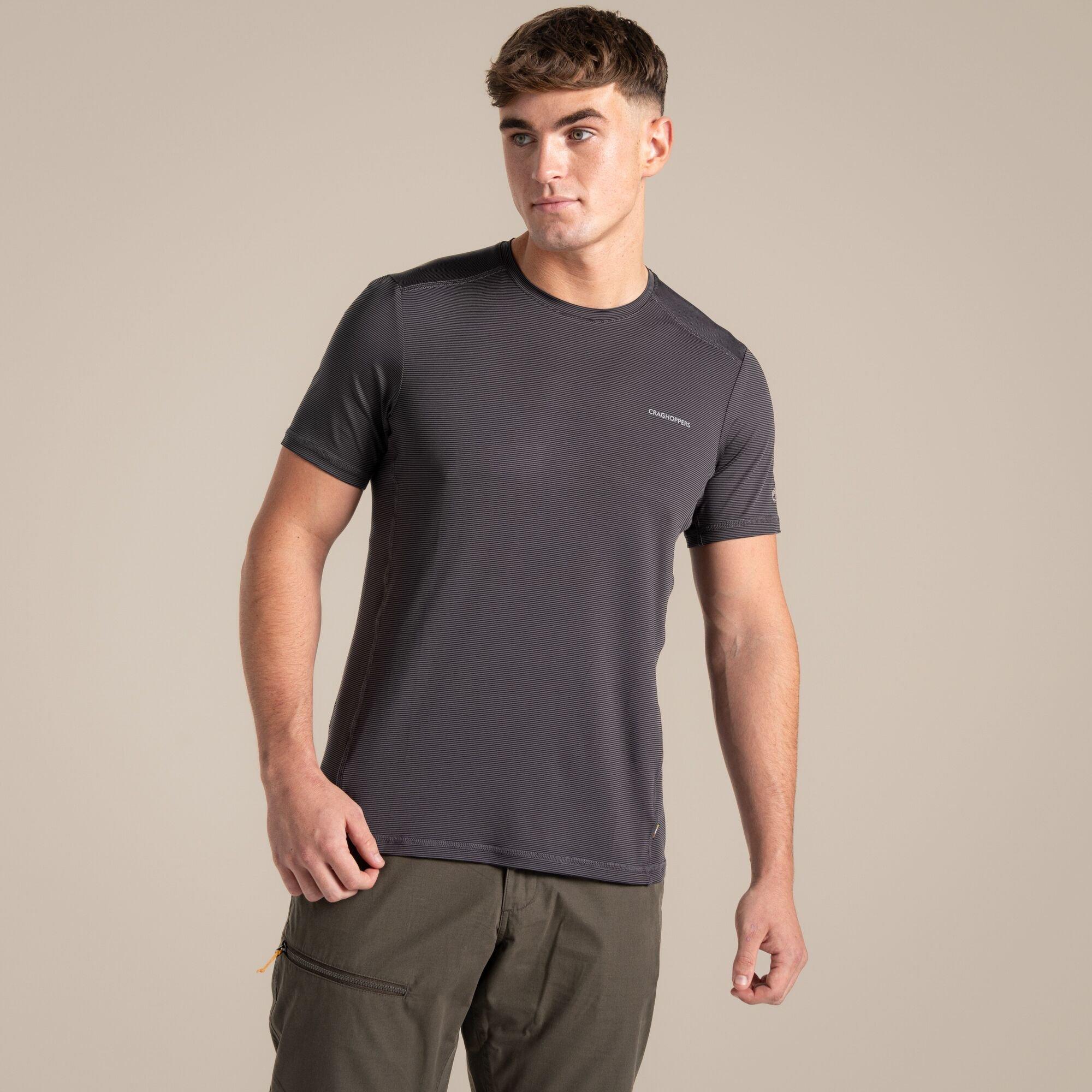 Craghoppers Men's Blkpepst Dofe Charon Short Sleeve Tshirt - M
