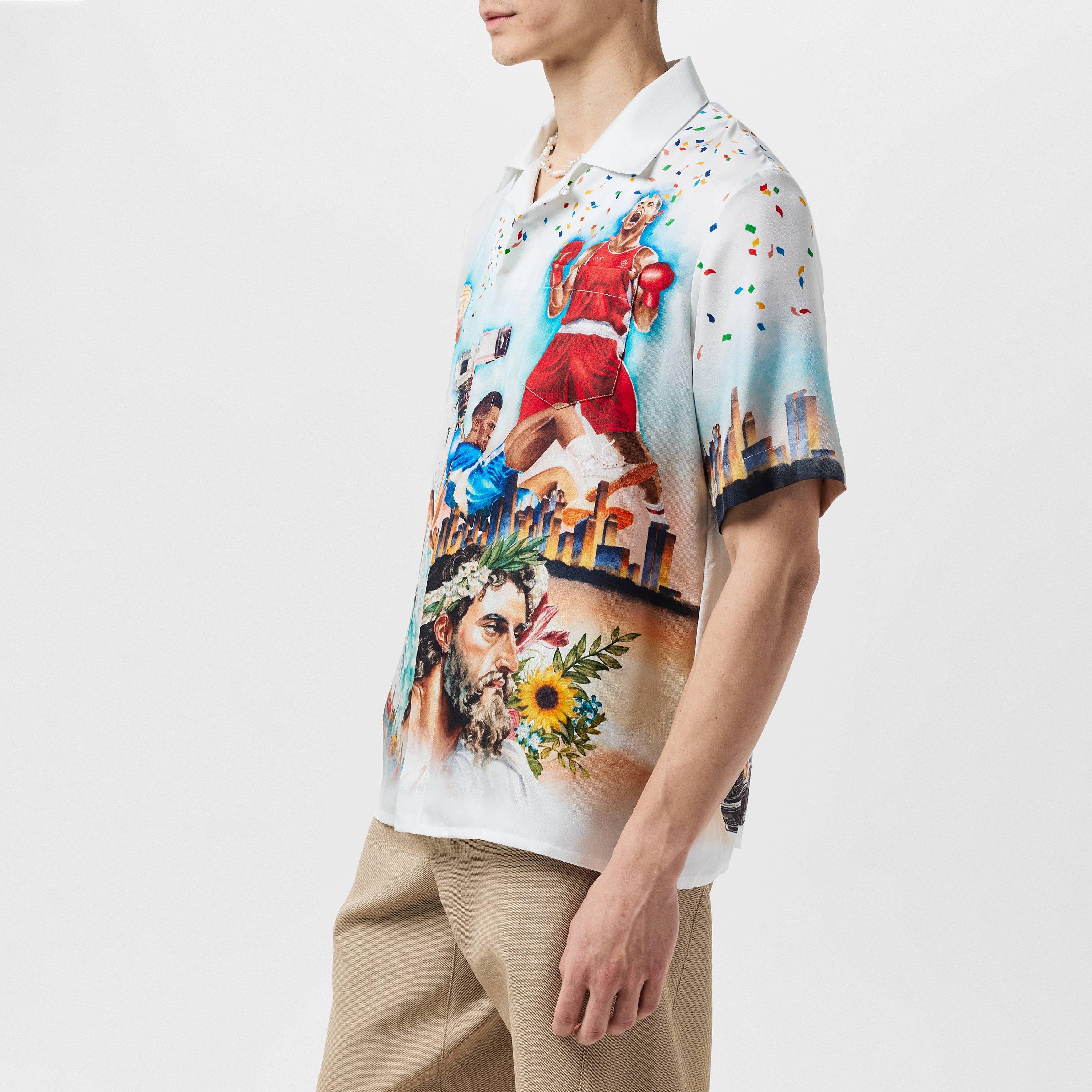 White - Casablanca - Men's Celebration Shirt - 2