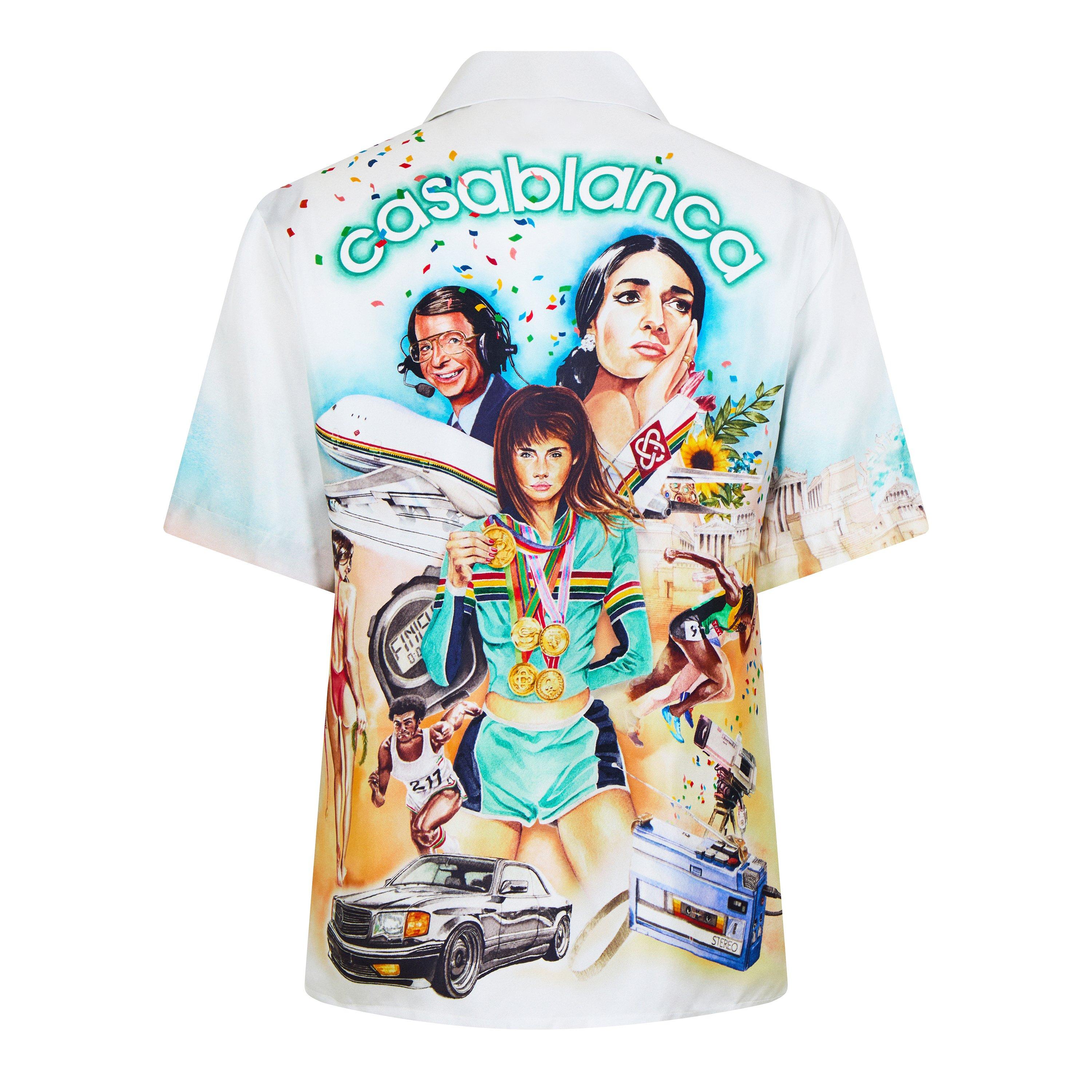 White - Casablanca - Men's Celebration Shirt - 6