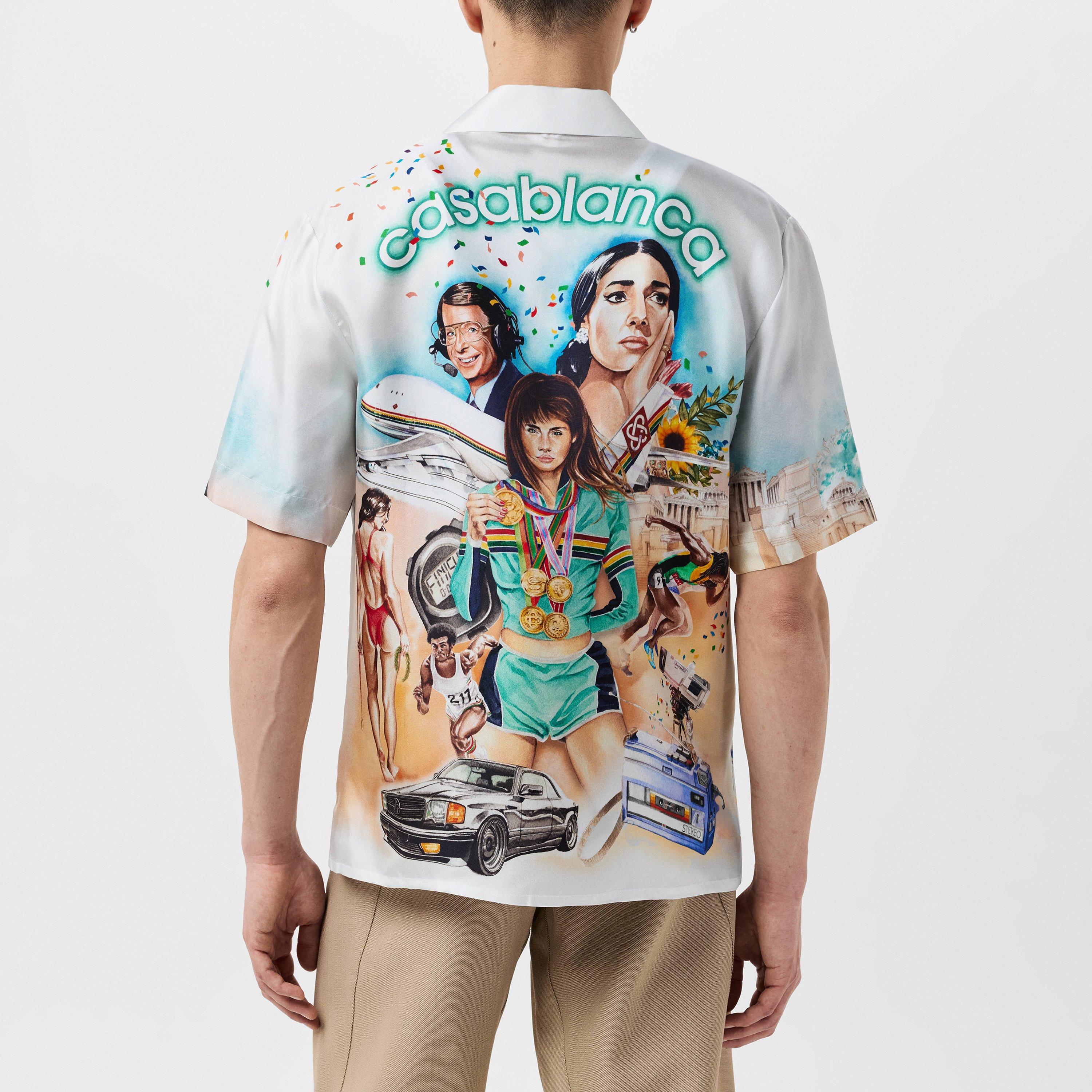 White - Casablanca - Men's Celebration Shirt - 3