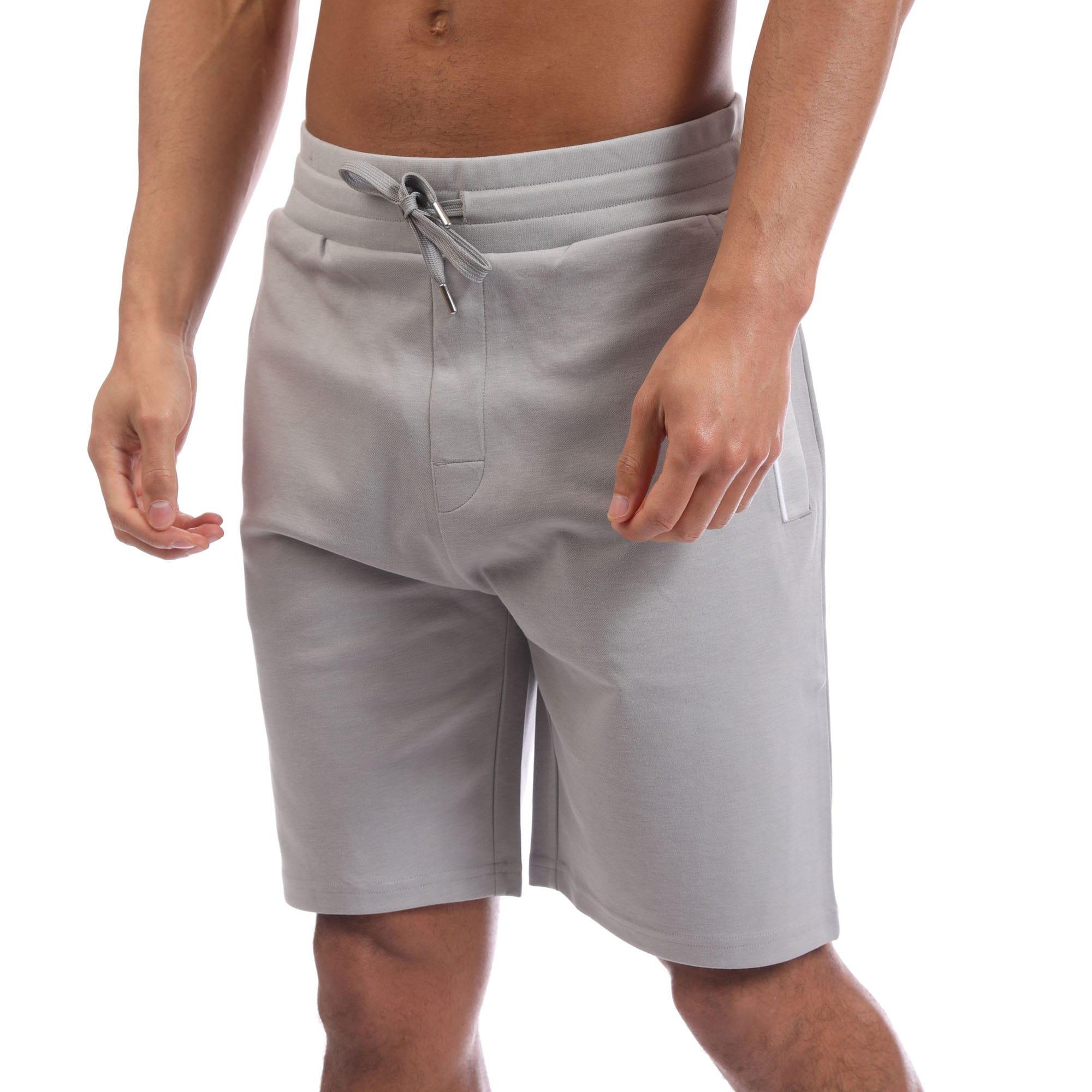 Grey - Boss - Loungewear Tracksuit Shorts - 2
