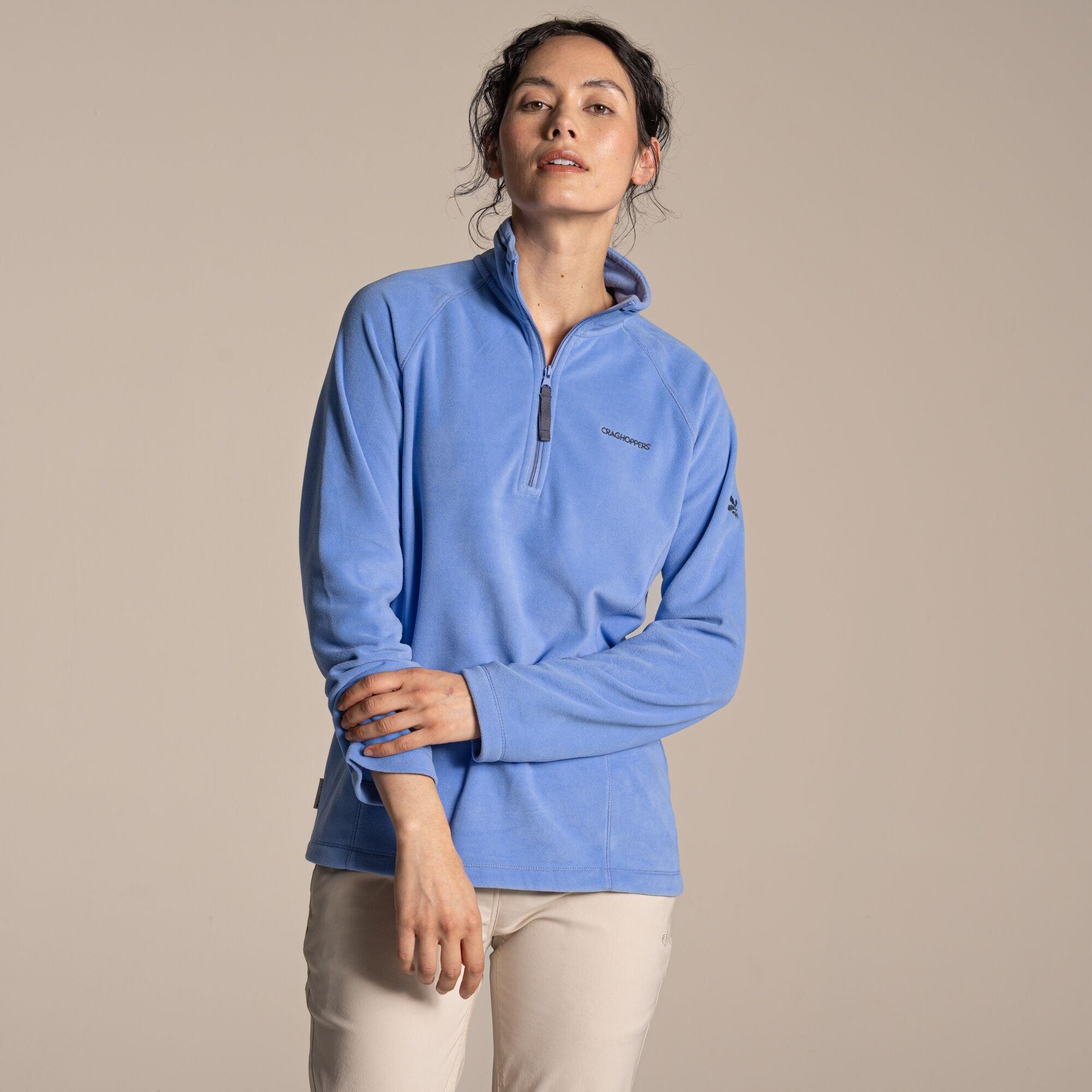 Craghoppers Women's Nt Miska Lightweight Half Zip Fleece - Vinca Blue - 22