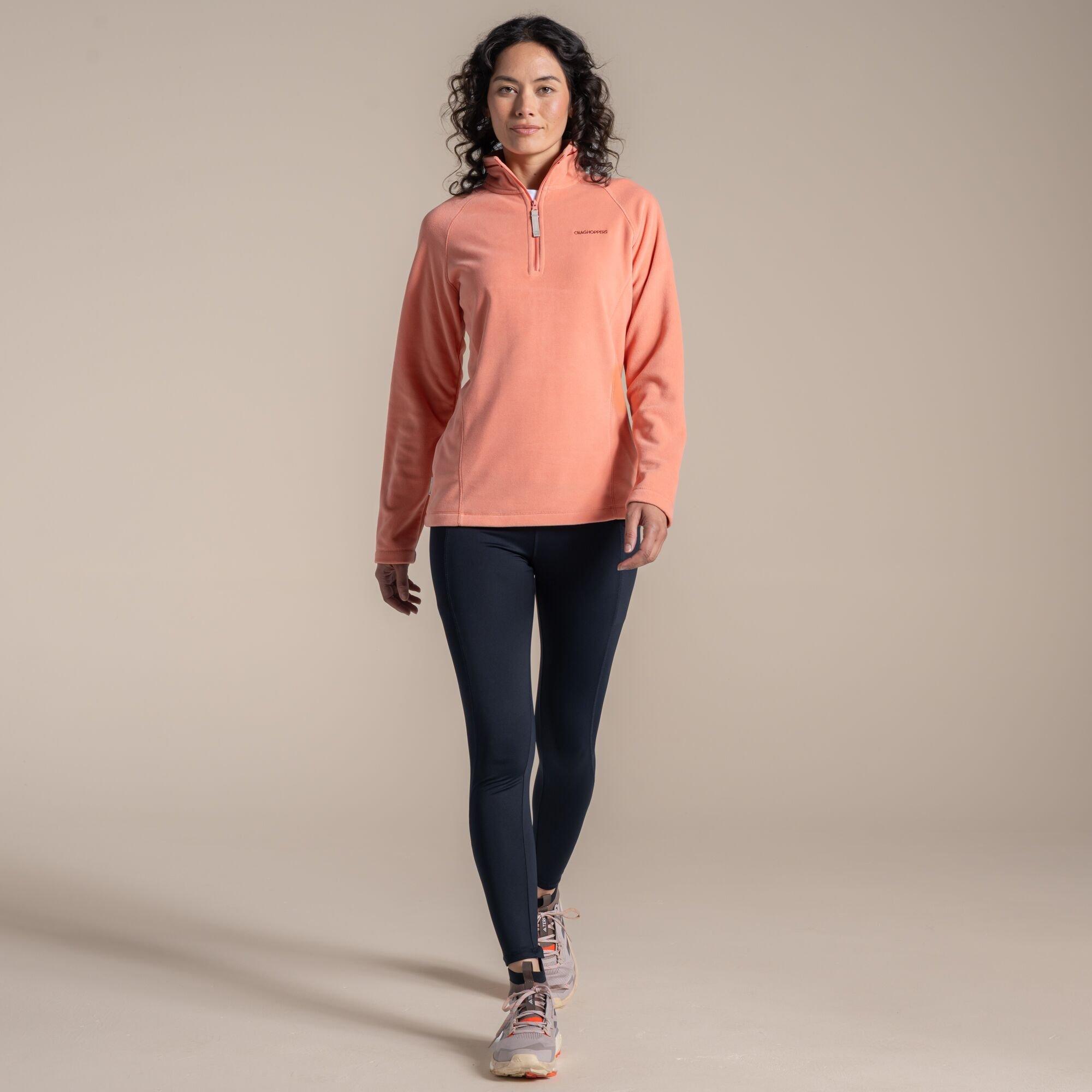 Craghoppers Women's Nt Miska Lightweight Half Zip Fleece - Spcedapricot - 22