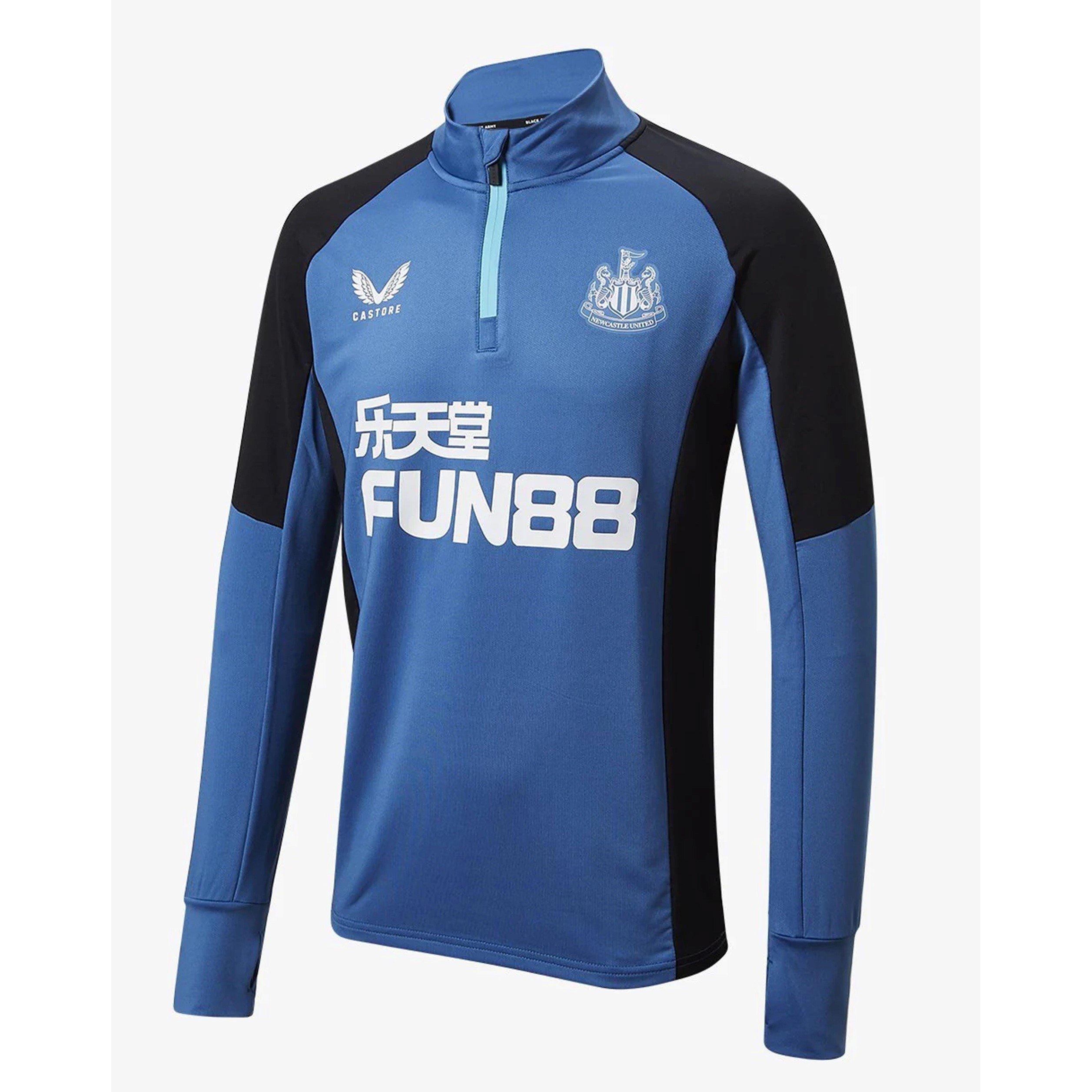 Castore Men's 1/4 Zip Fleece - Blue - 3XL