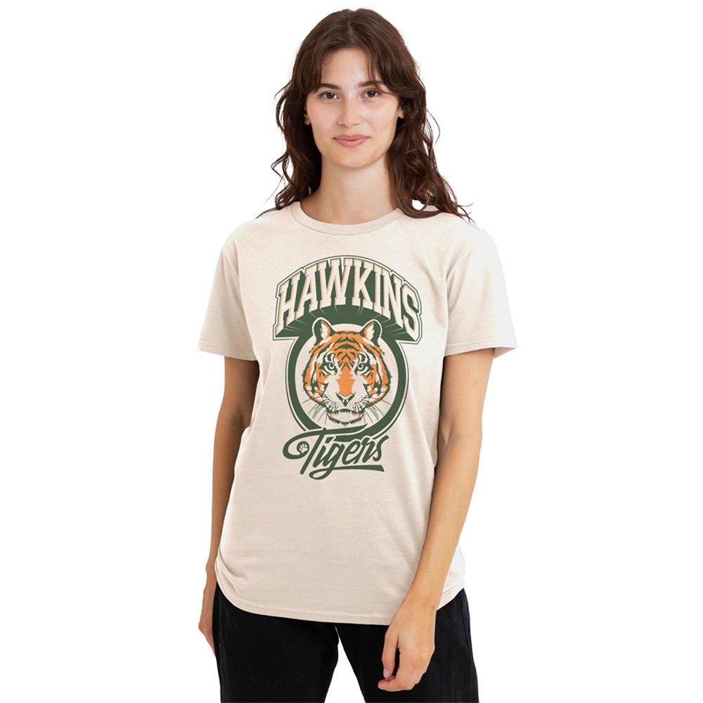 Beige - Stranger Things - Stranger Things Retro Hawkins Tigers Womens T-Shir - 1