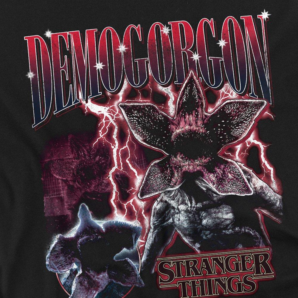 Black - Stranger Things - Stranger Things Demogorgon Homage T-Shirt Black - 2