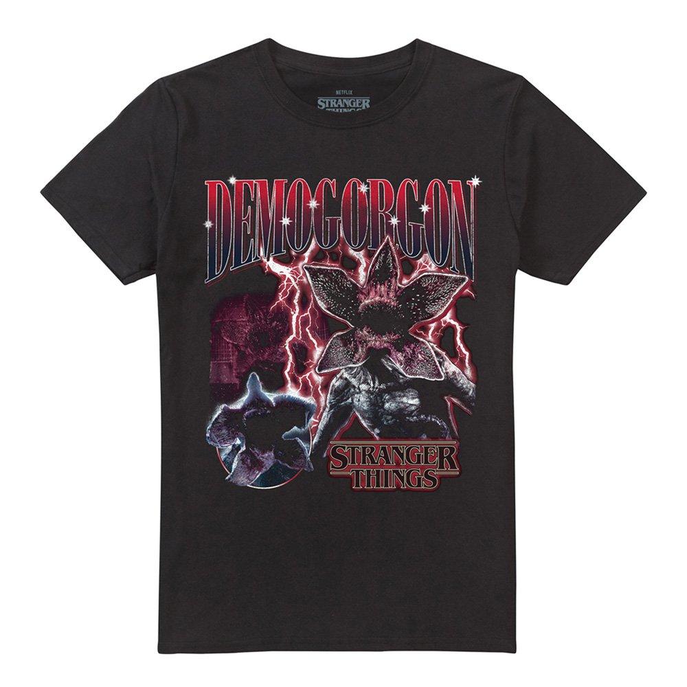 Black - Stranger Things - Stranger Things Demogorgon Homage T-Shirt Black - 4