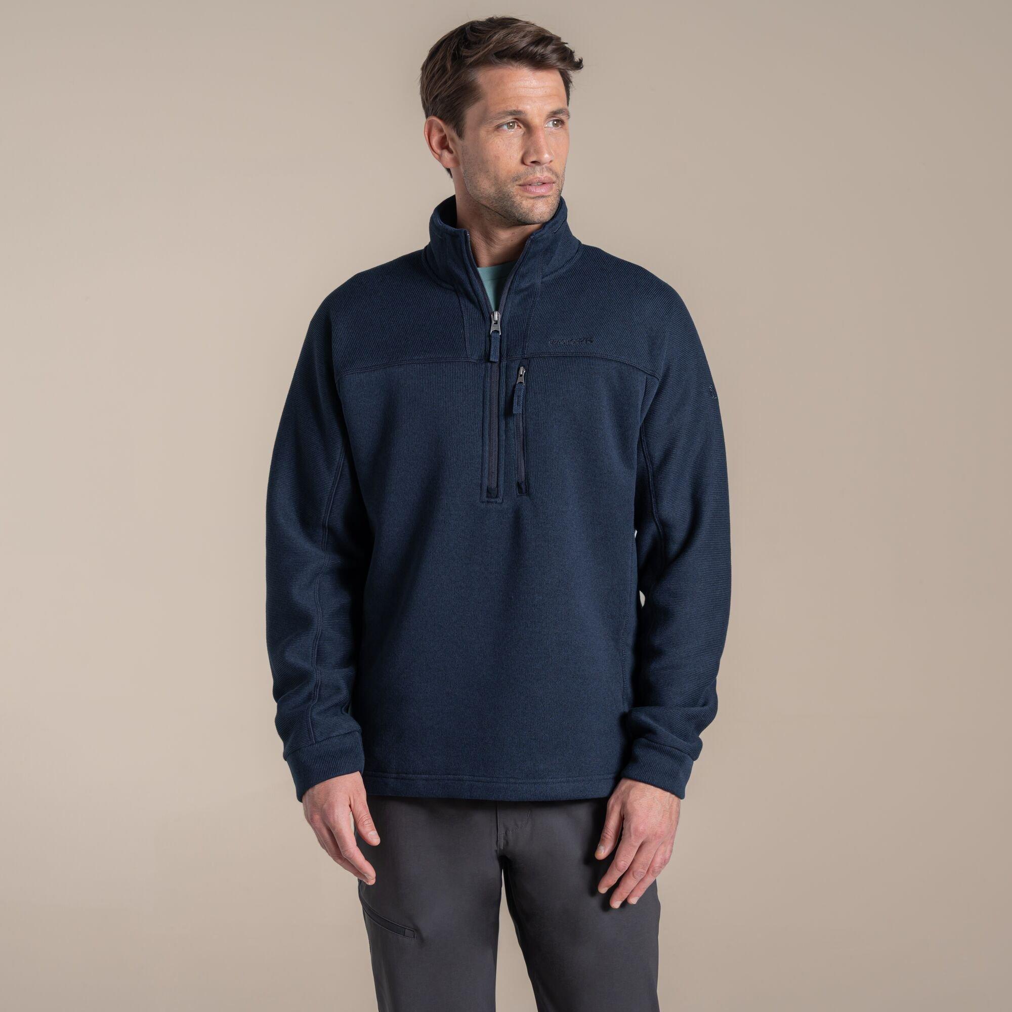 Blue Navy - Craghoppers - Torney III Half Zip Fleece - 1