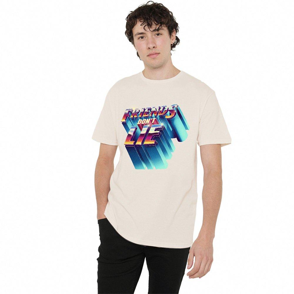 Beige - Stranger Things - Stranger Things Friends DonT Lie T-Shirt Natural - 1