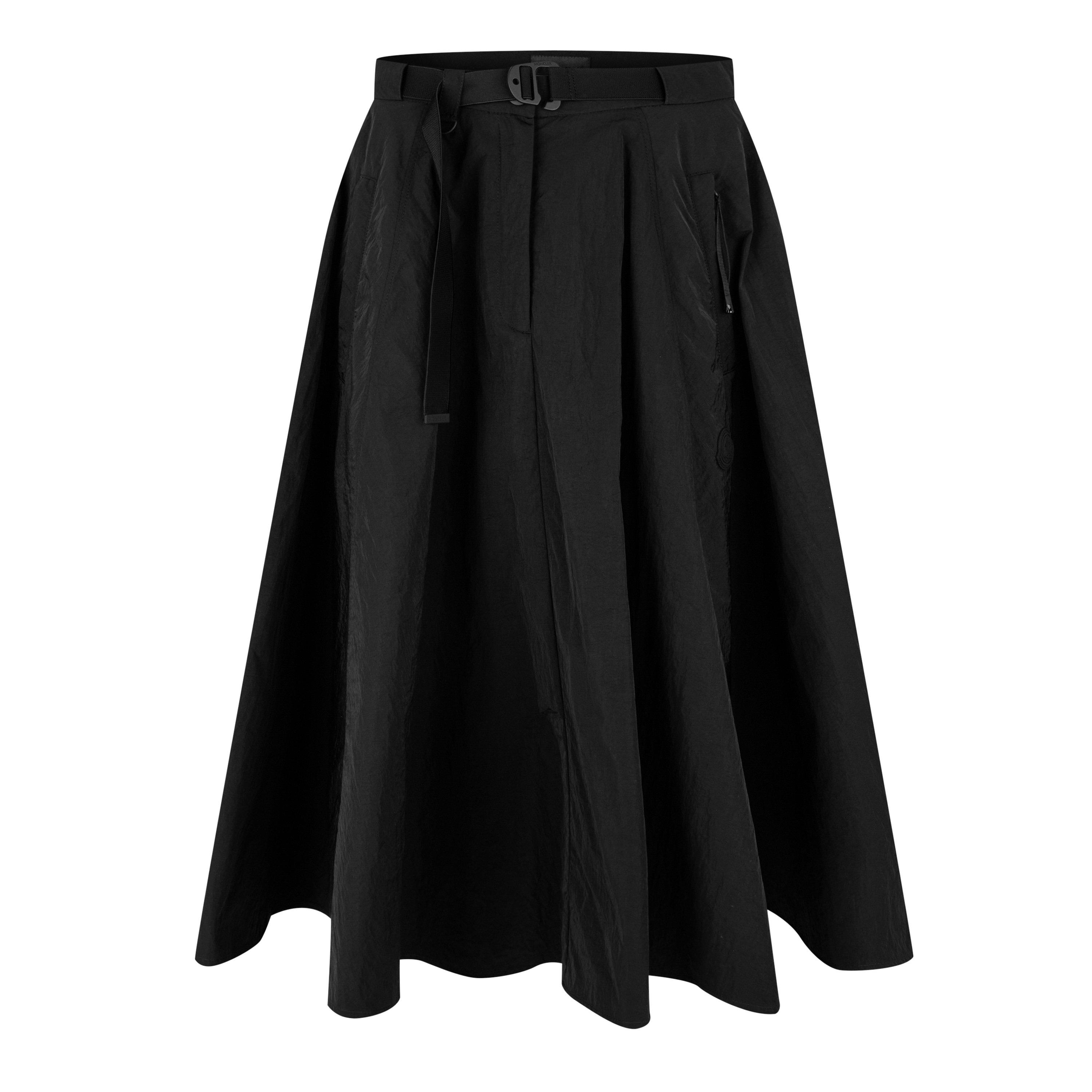 Black 999 - Moncler - Belted Skater Skirt - 5