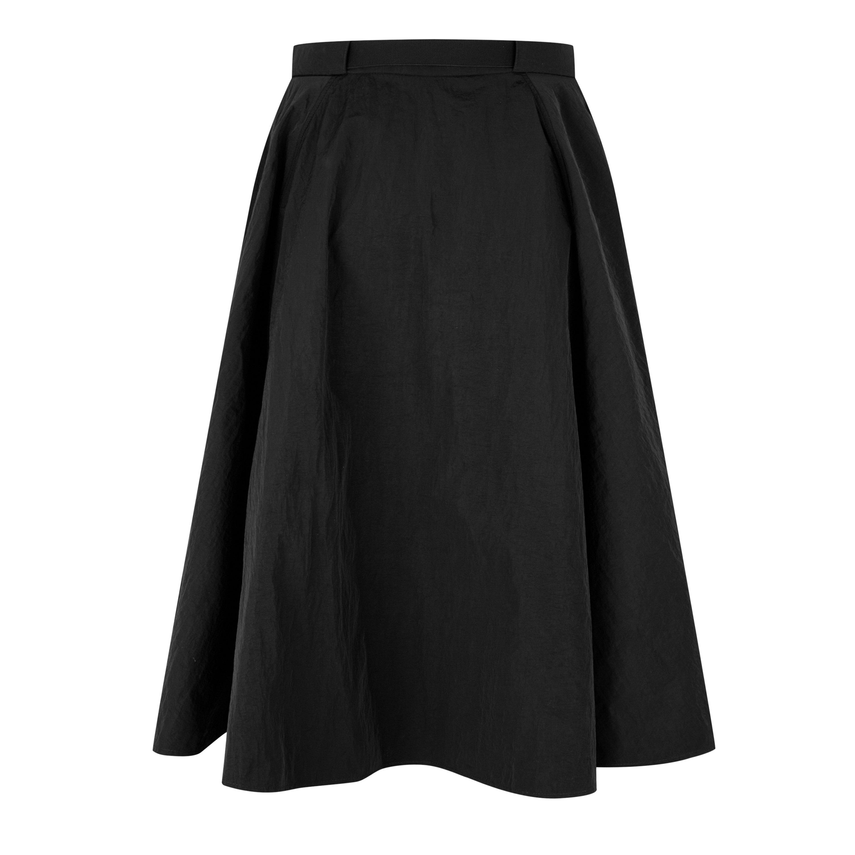 Black 999 - Moncler - Belted Skater Skirt - 6