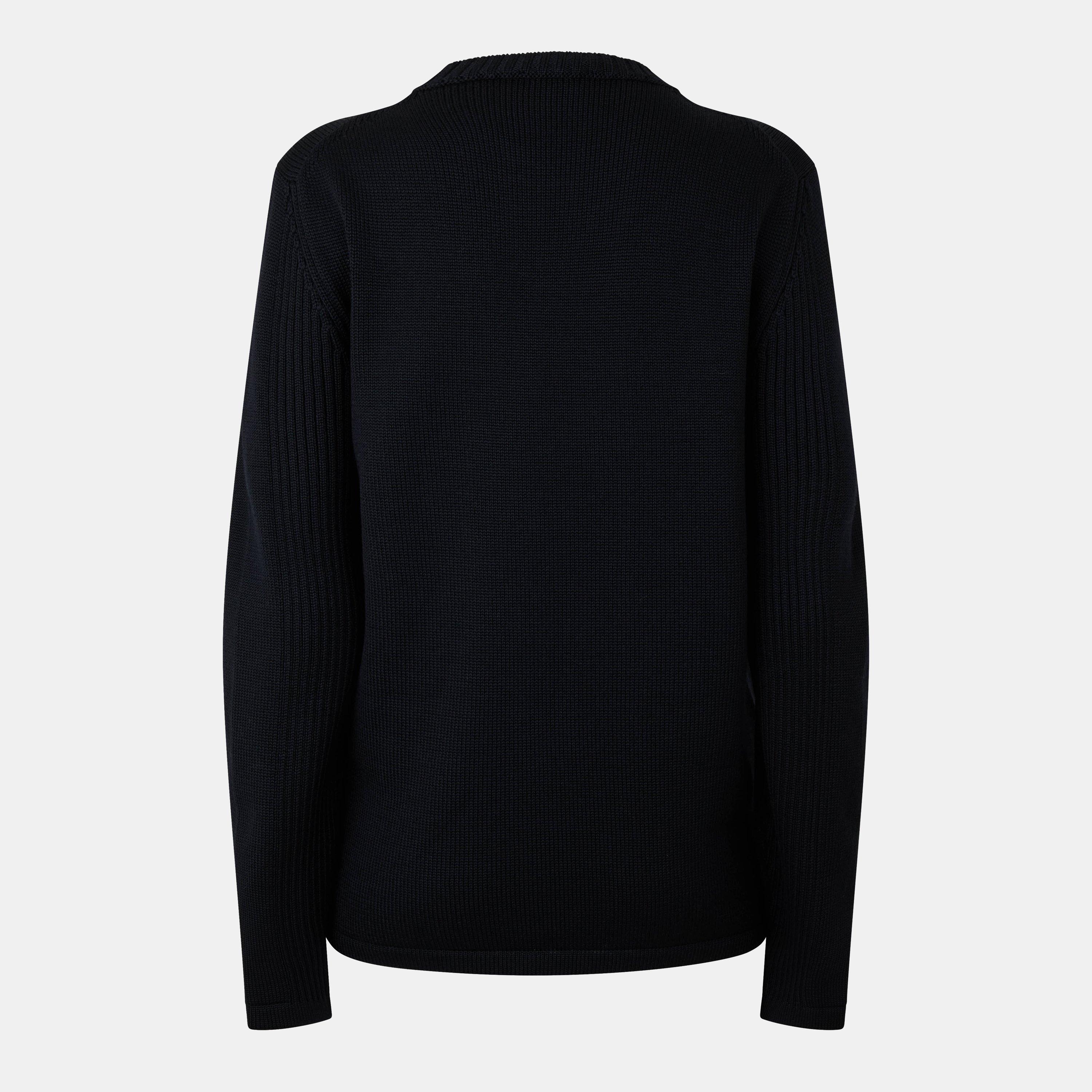 トップス PRADA SPORT knit sweater black Prada Crewneck Wool Jumper | Flannels