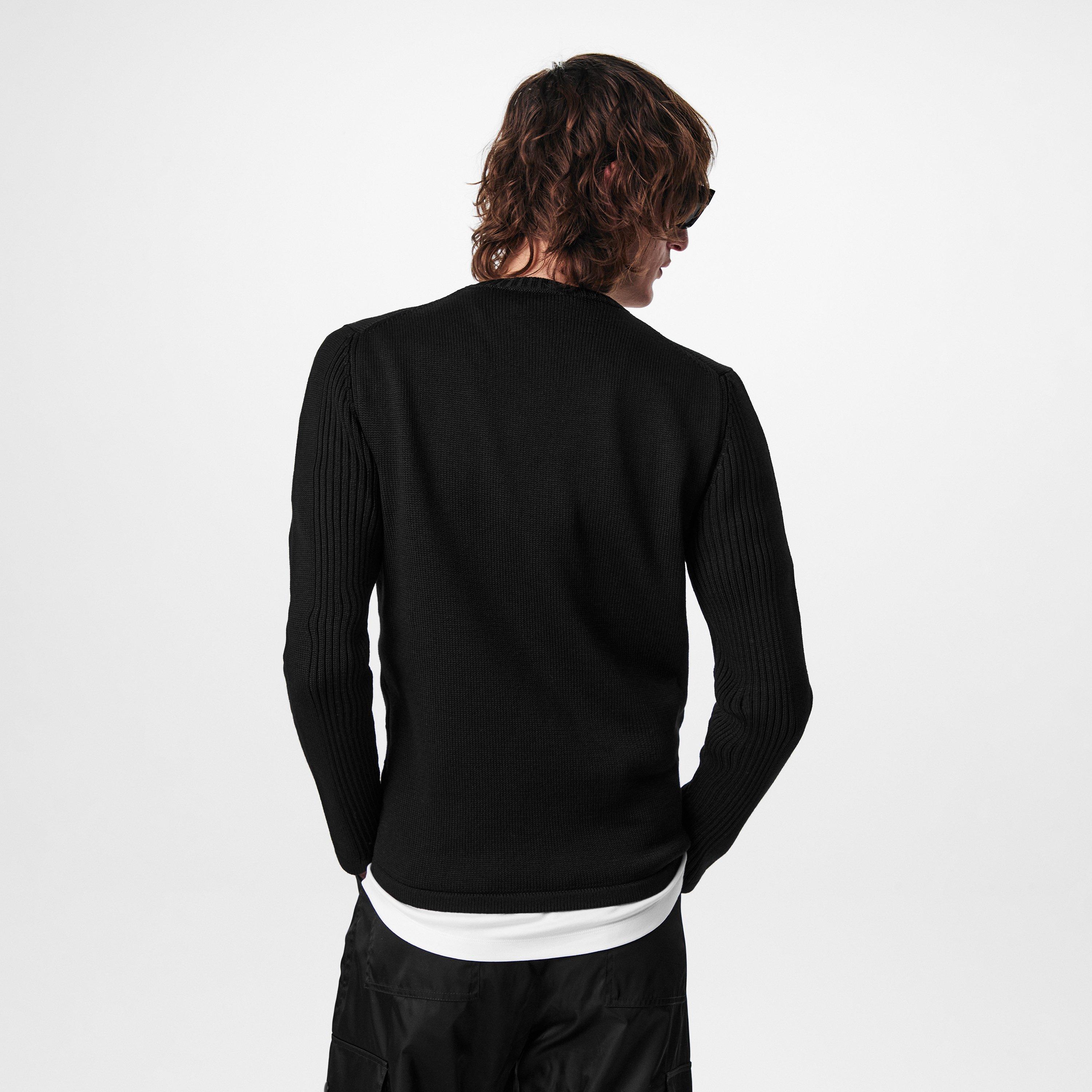 Black - Prada - Crewneck Wool Jumper - 4