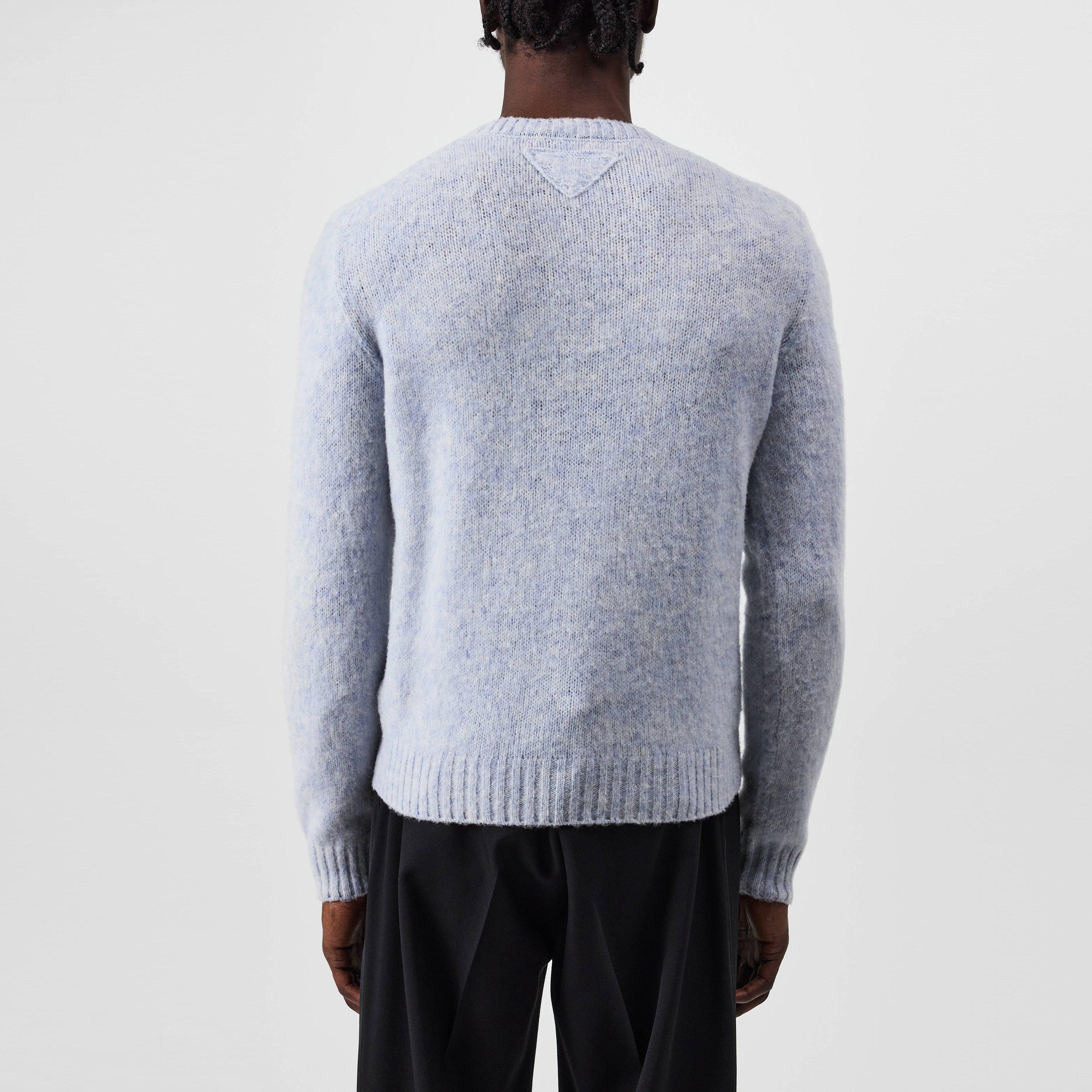 Blue - Prada - Heavy Knit Jumper - 4