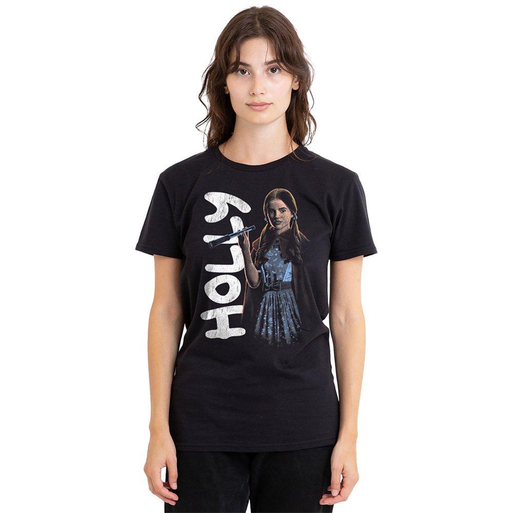 Black - Stranger Things - Stranger Things Holly Neo Homage T-Shirt Black - 1