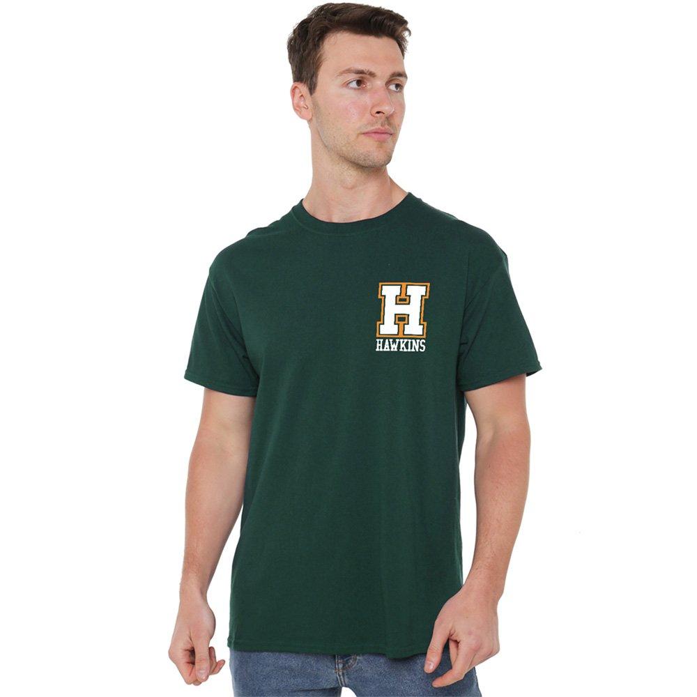 Green - Stranger Things - Stranger Things Hawkins 87 Class Front Back T Shi - 2