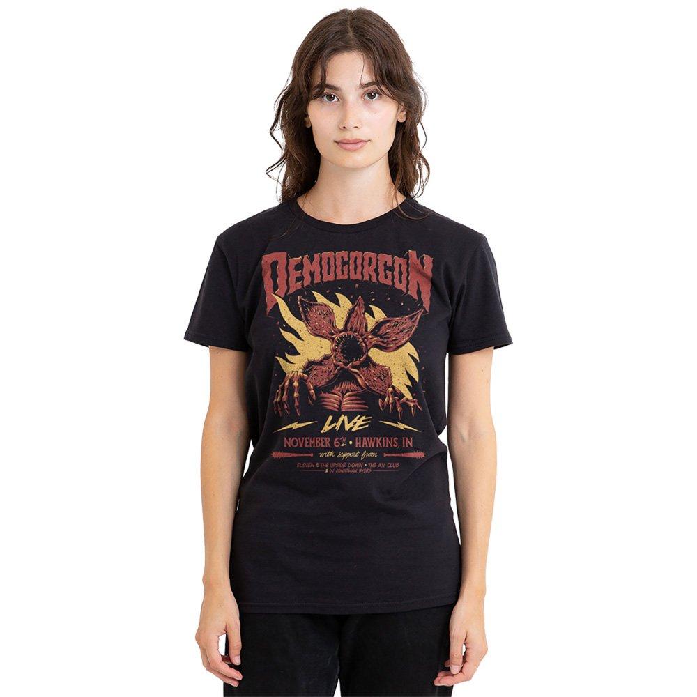 Black - Stranger Things - Stranger Things Demogorgon Live Womens T-Shirt Bl - 1