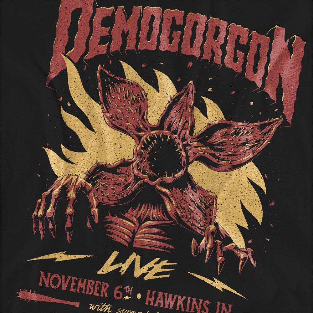 Black - Stranger Things - Stranger Things Demogorgon Live Womens T-Shirt Bl - 2