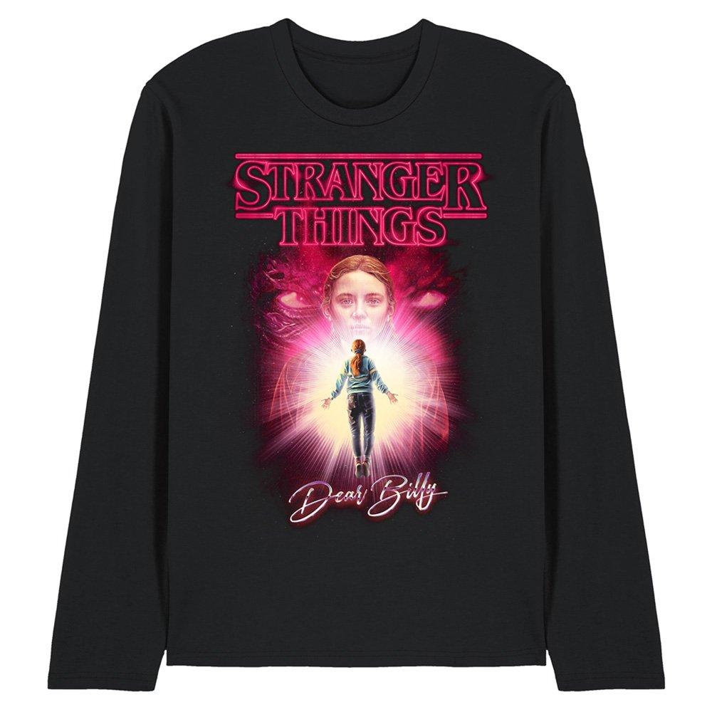 Black - Stranger Things - Stranger Things Dear Billy Long Sleeve T-Shirt Bl - 1