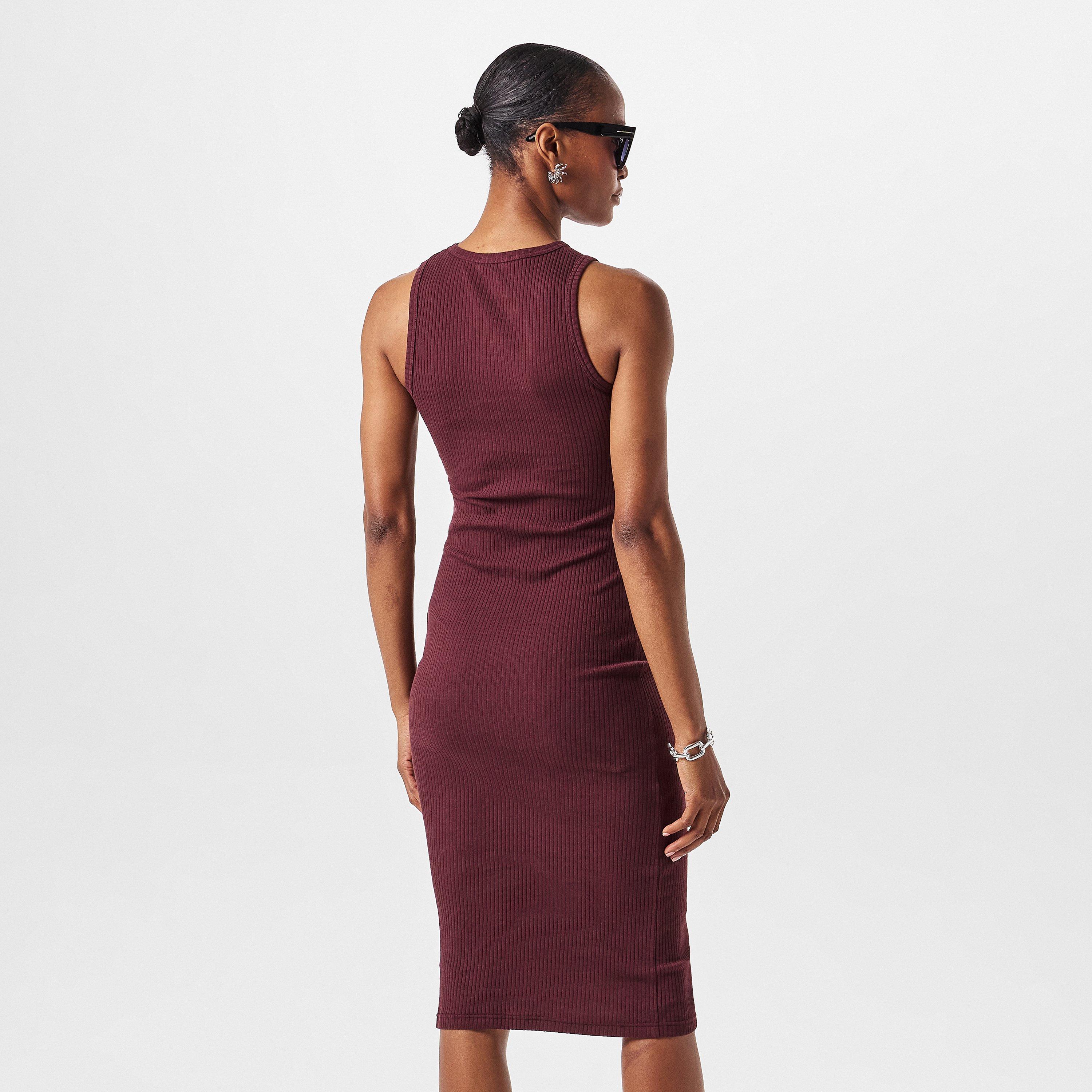 Burgundy - Alexander McQueen - Cut & Sew Dress - 4
