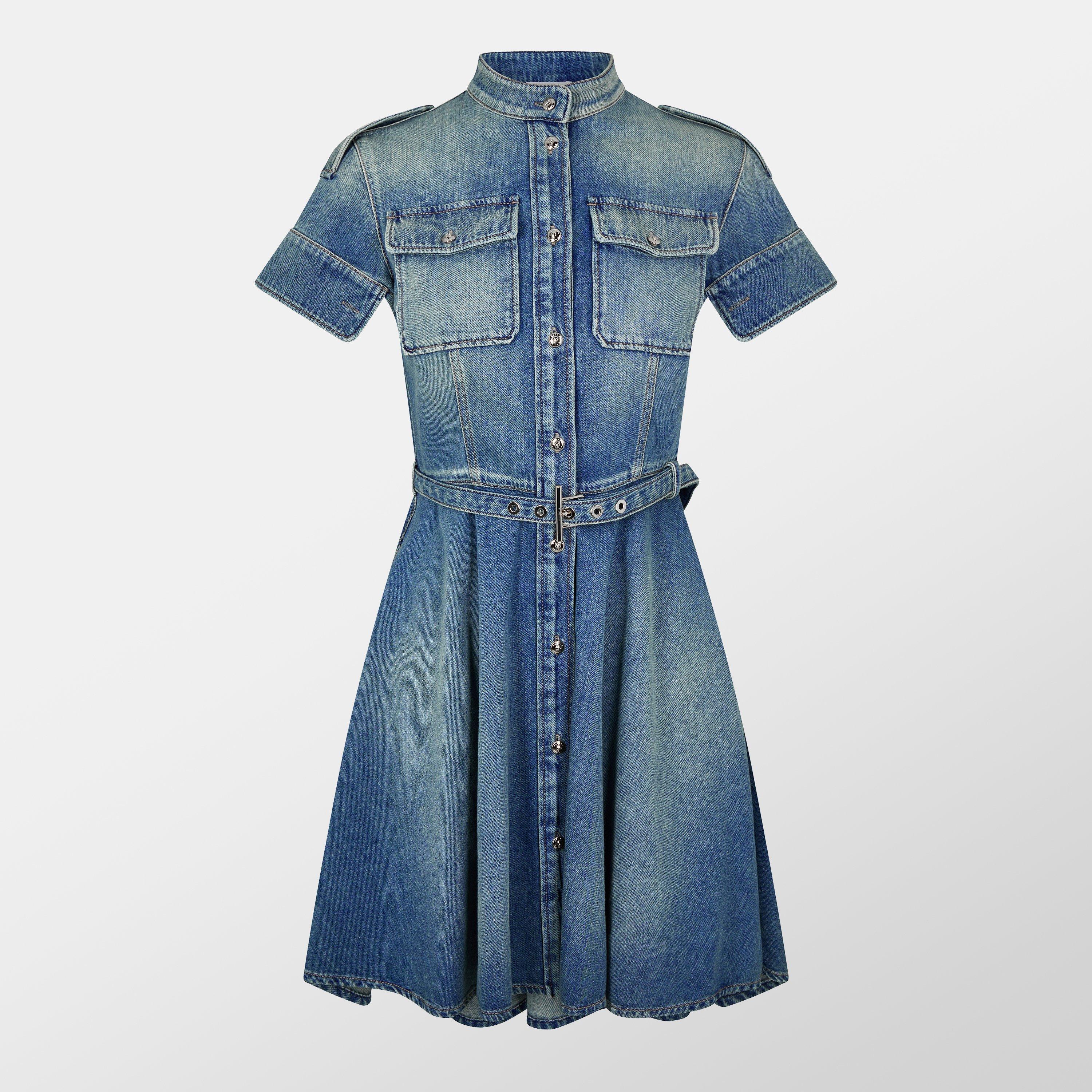 送料込/関税込■Alexander McQueen■デニムシャツドレス Alexander McQueen | Denim Shirt Dress | Skater Dresses