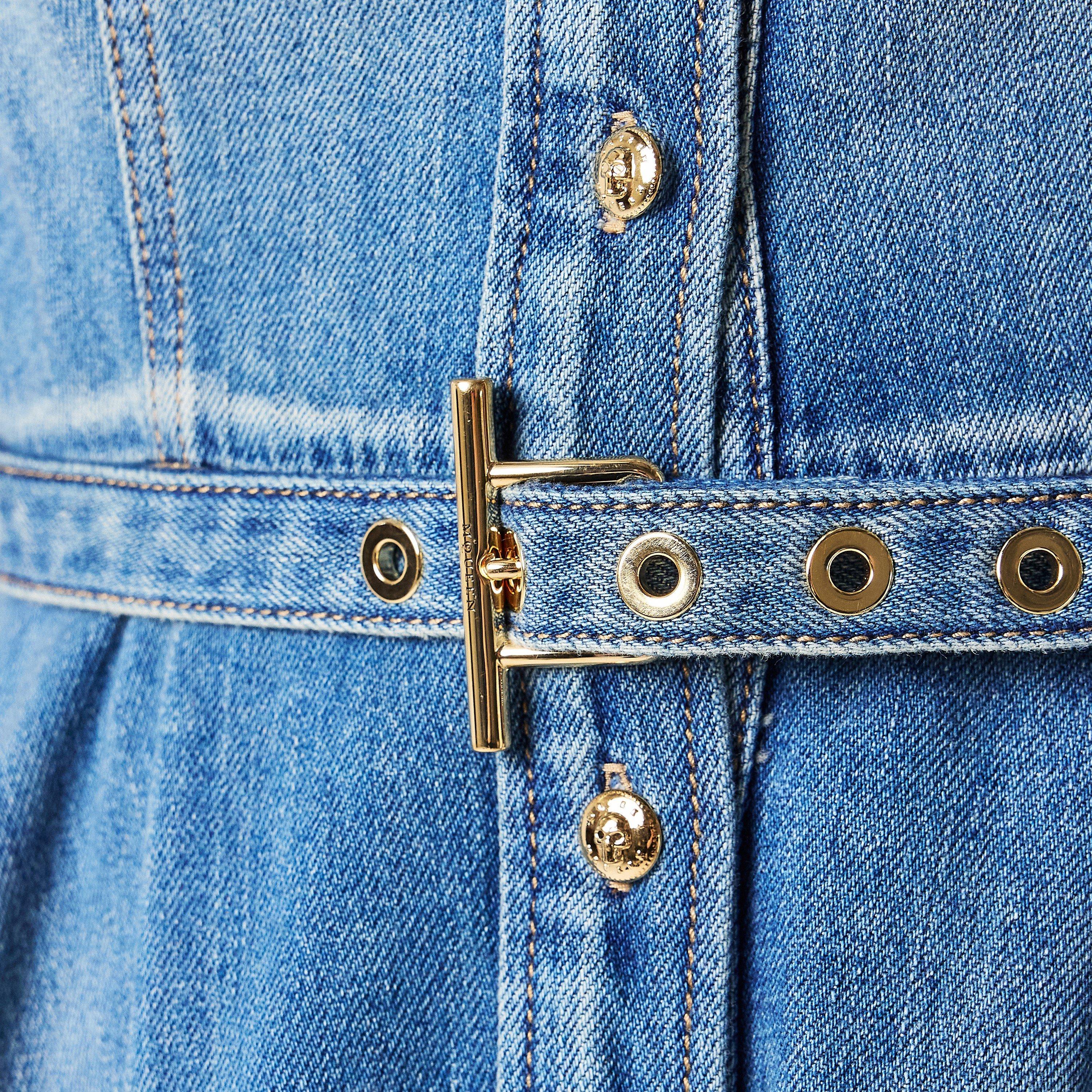 Indigo - Alexander McQueen - Denim Shirt Dress - 5