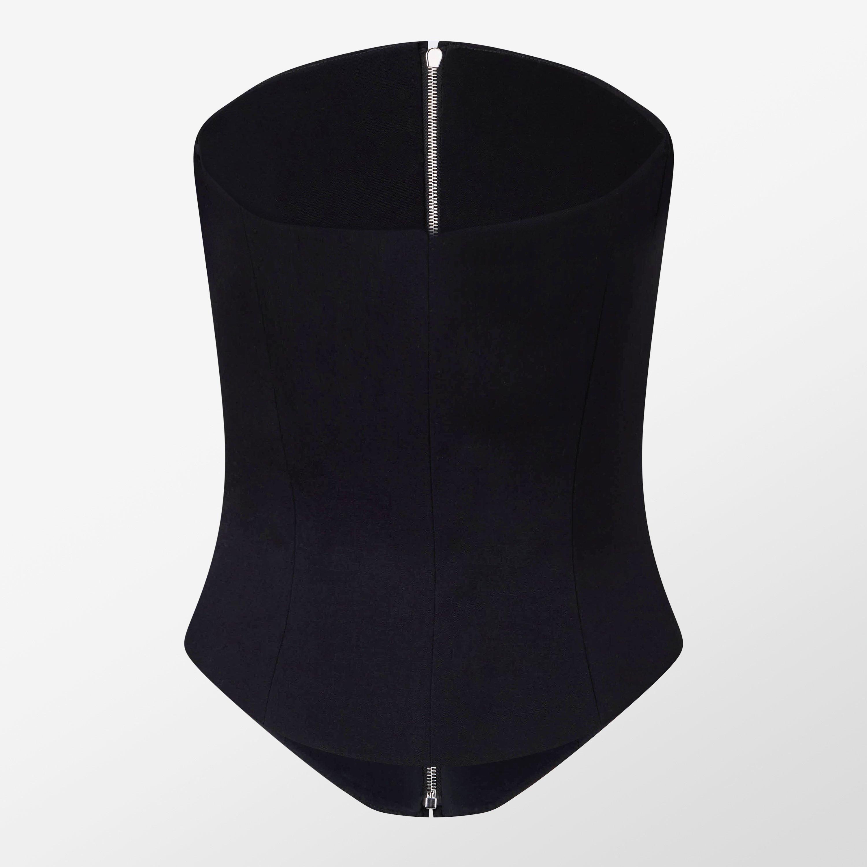 Black - Alexander McQueen - Bustier Top - 2