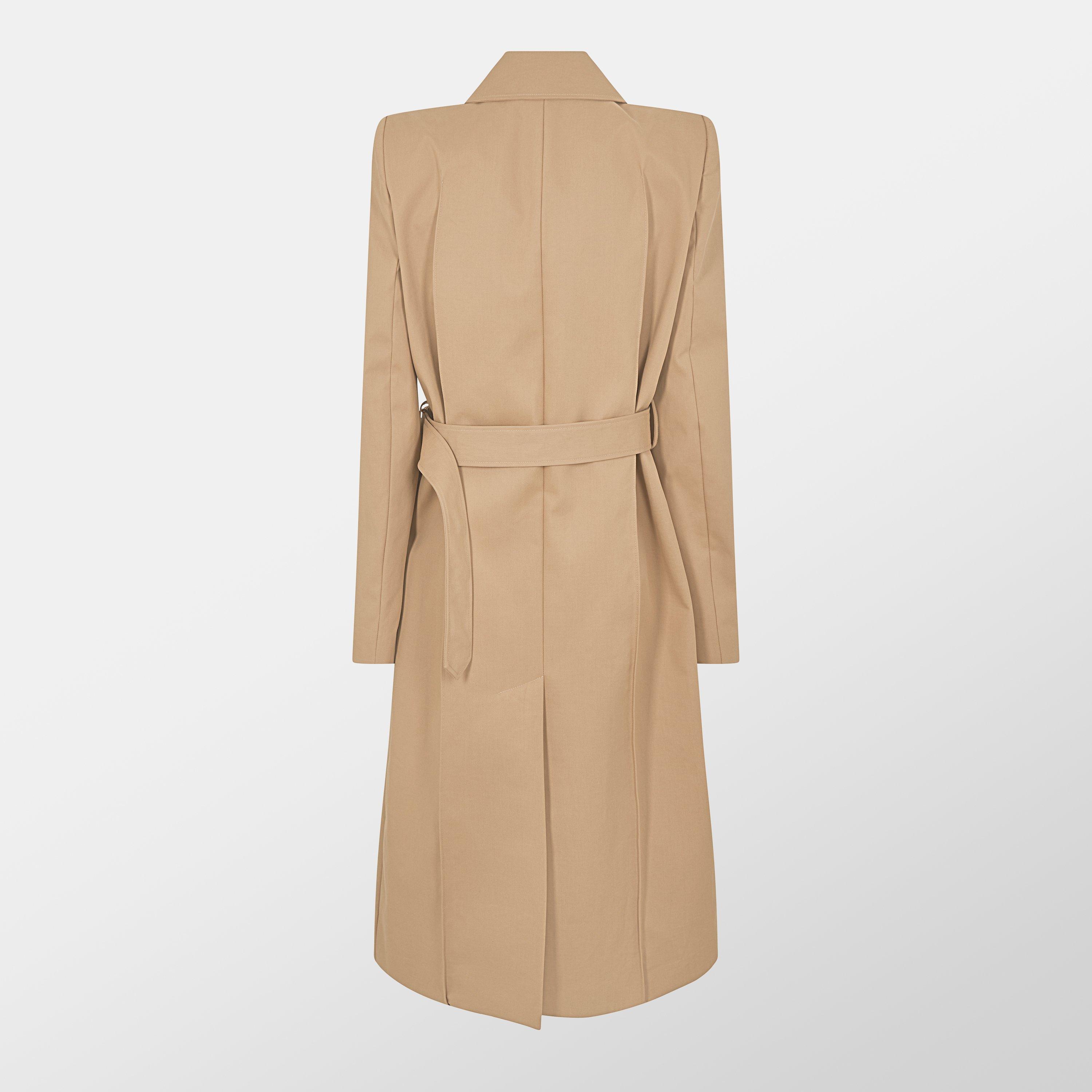 Beige - Alexander McQueen - Women's Mackintosh Tailored Trench Coat - 2