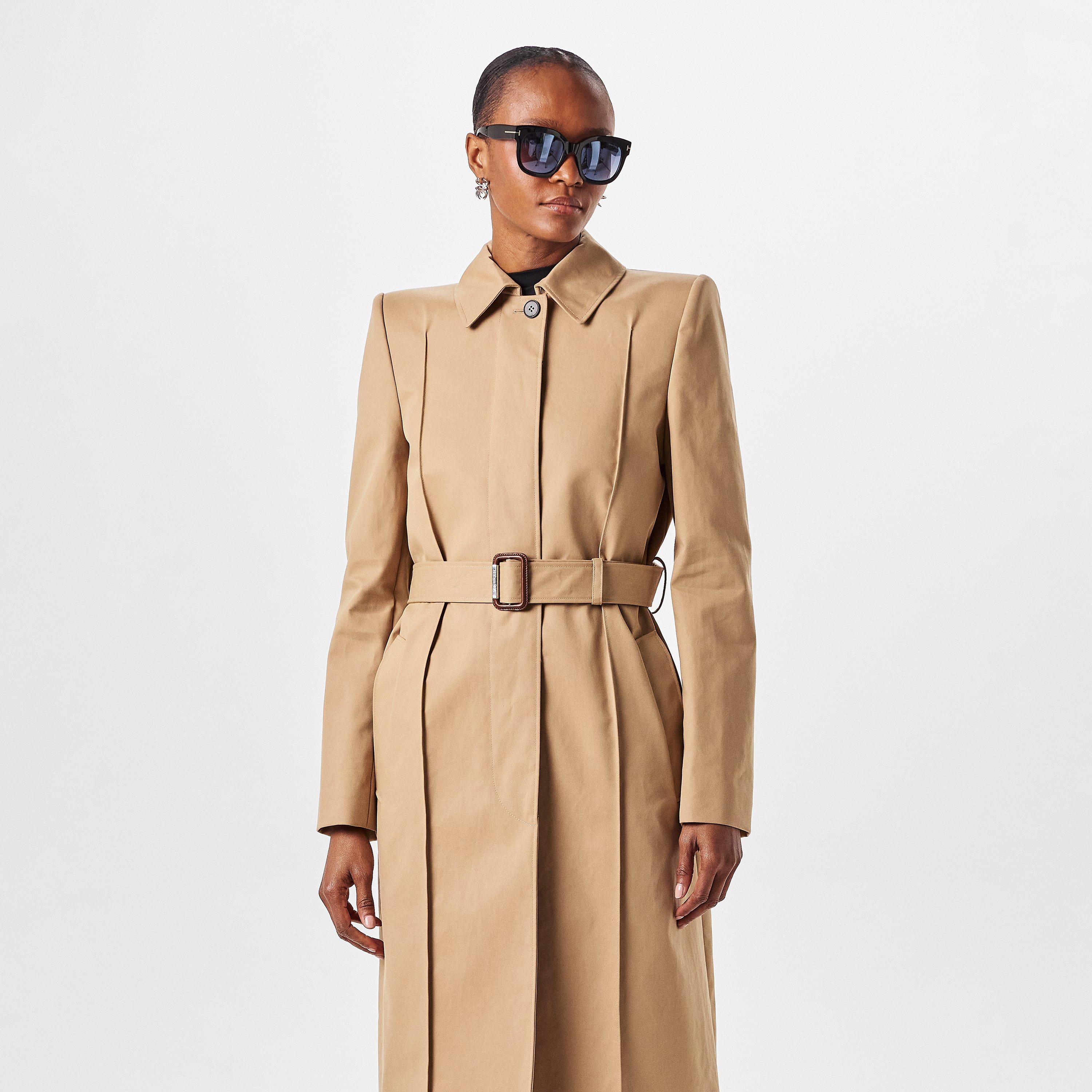Beige - Alexander McQueen - Women's Mackintosh Tailored Trench Coat - 3