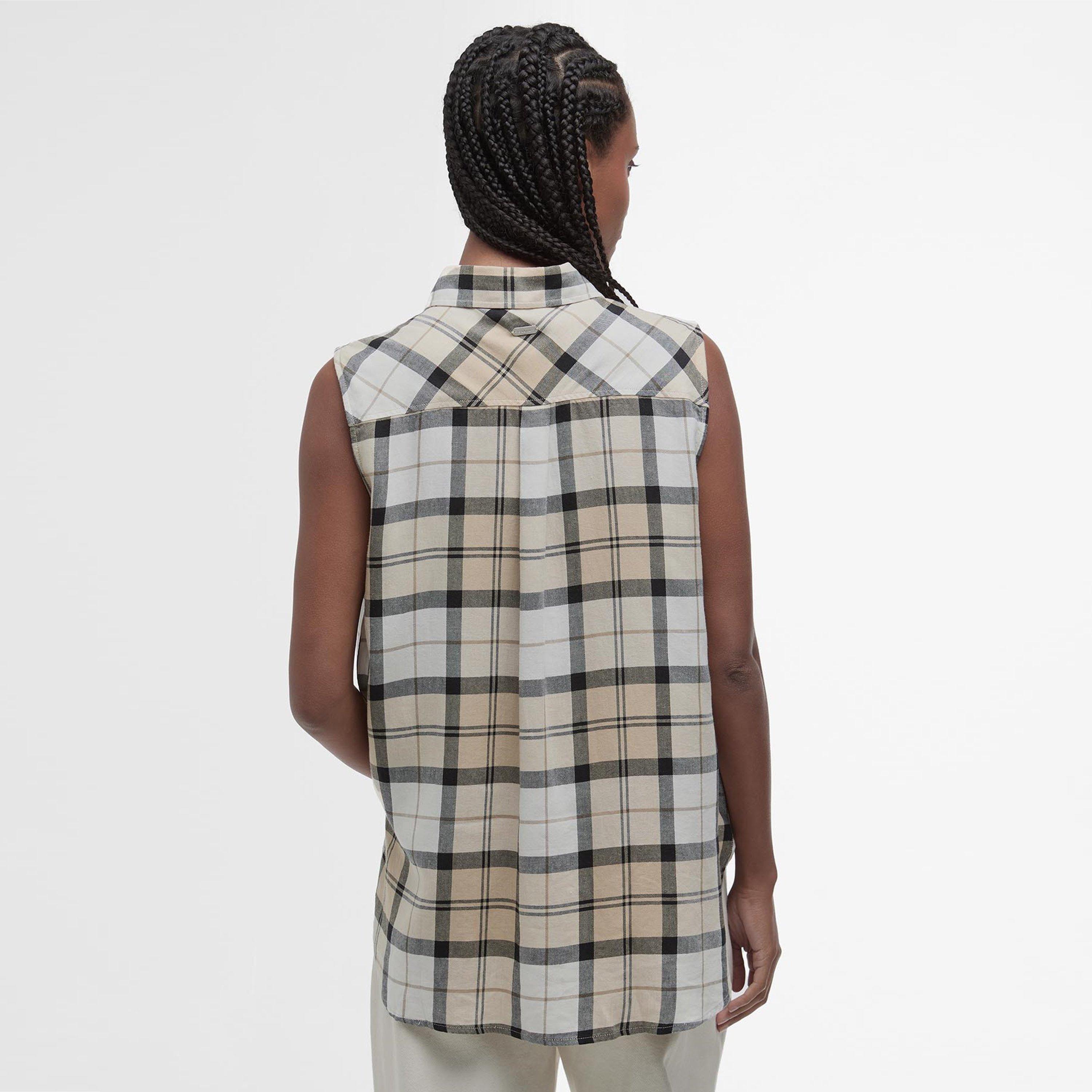 Safari D Tartan - Barbour - Agnes Sleeveless Shirt - 3