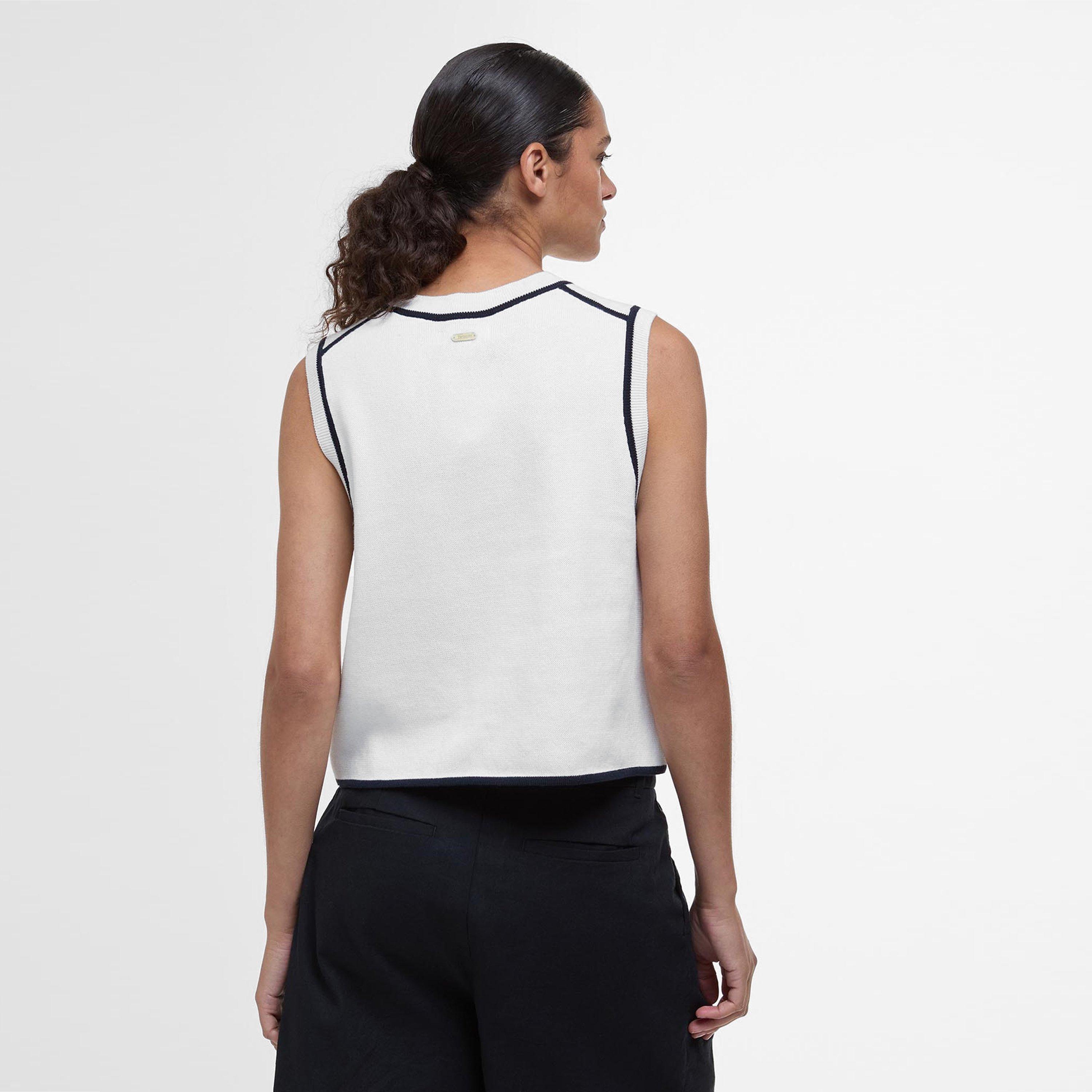 Cloud - Barbour - Amy Sleeveless Knitted Jumper - 3