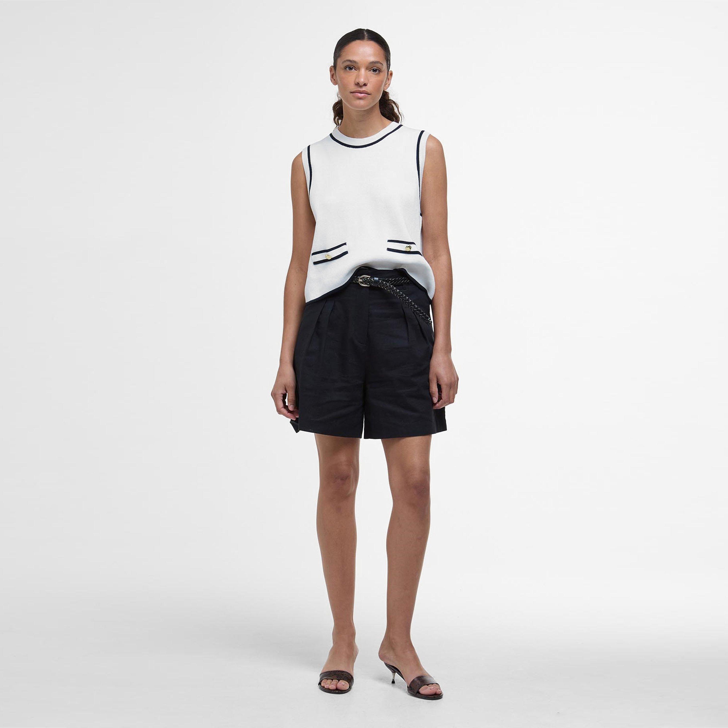 Cloud - Barbour - Amy Sleeveless Knitted Jumper - 5