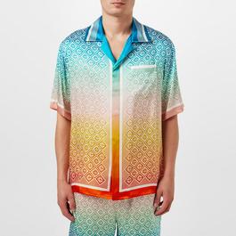 Casablanca Short Sleeved Silk Shirt