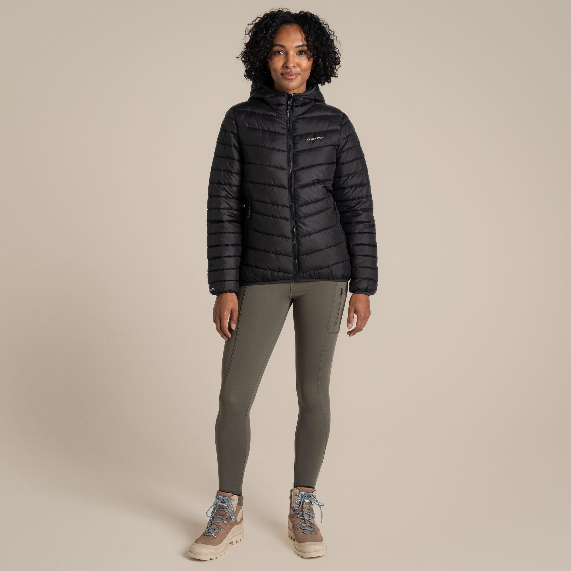 Black - Craghoppers - Womens Complite IX Lightweight Hooded Jacket - 3
