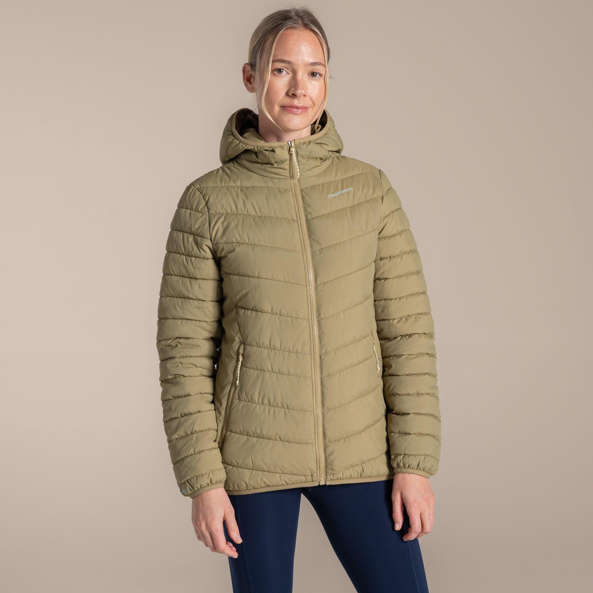 Craghoppers Women's Complite Ix Lightweight Hooded Jacket - Cardamon - 14