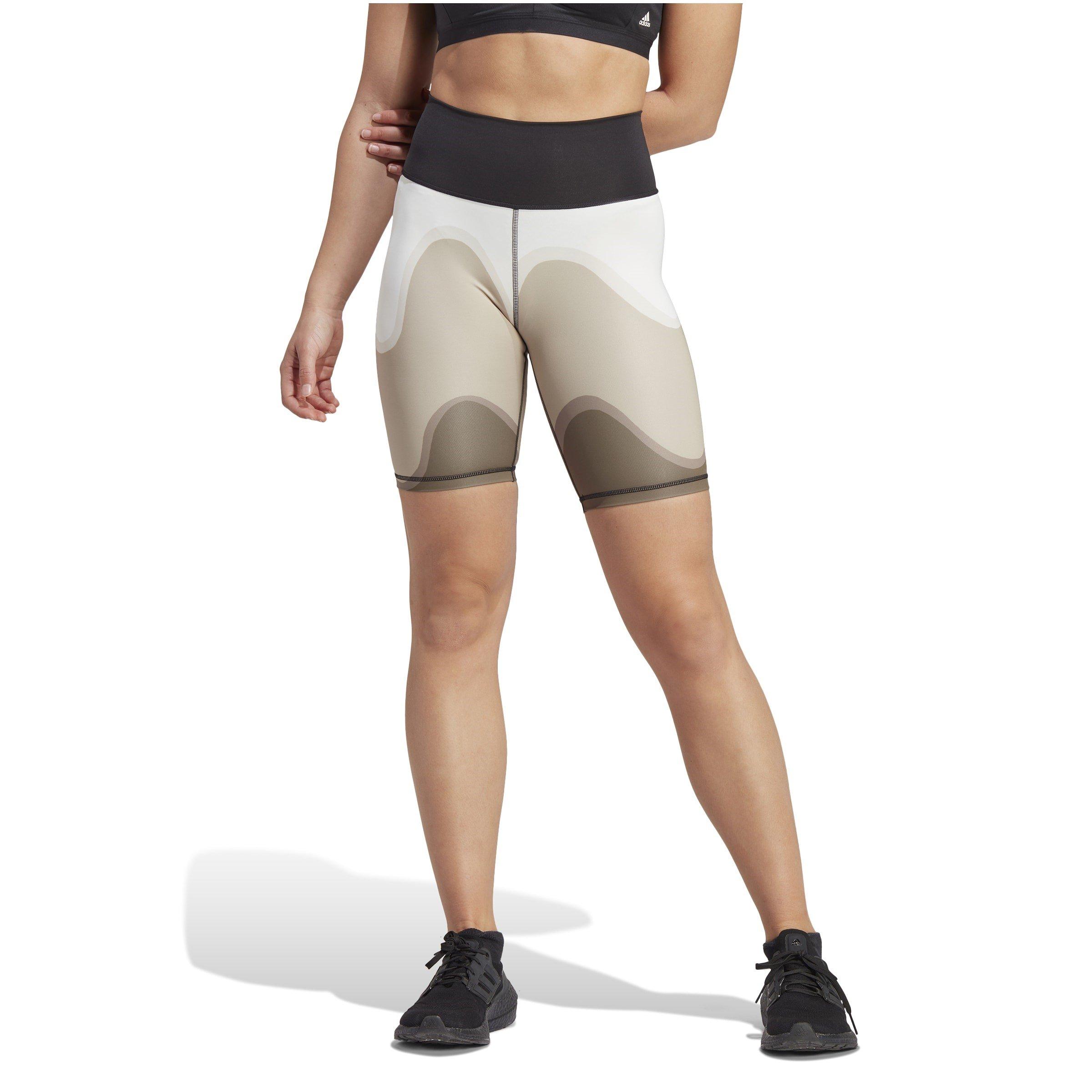 Marrón - adidas - x Marimekko Optime Training Bike Shorts Womens - 2