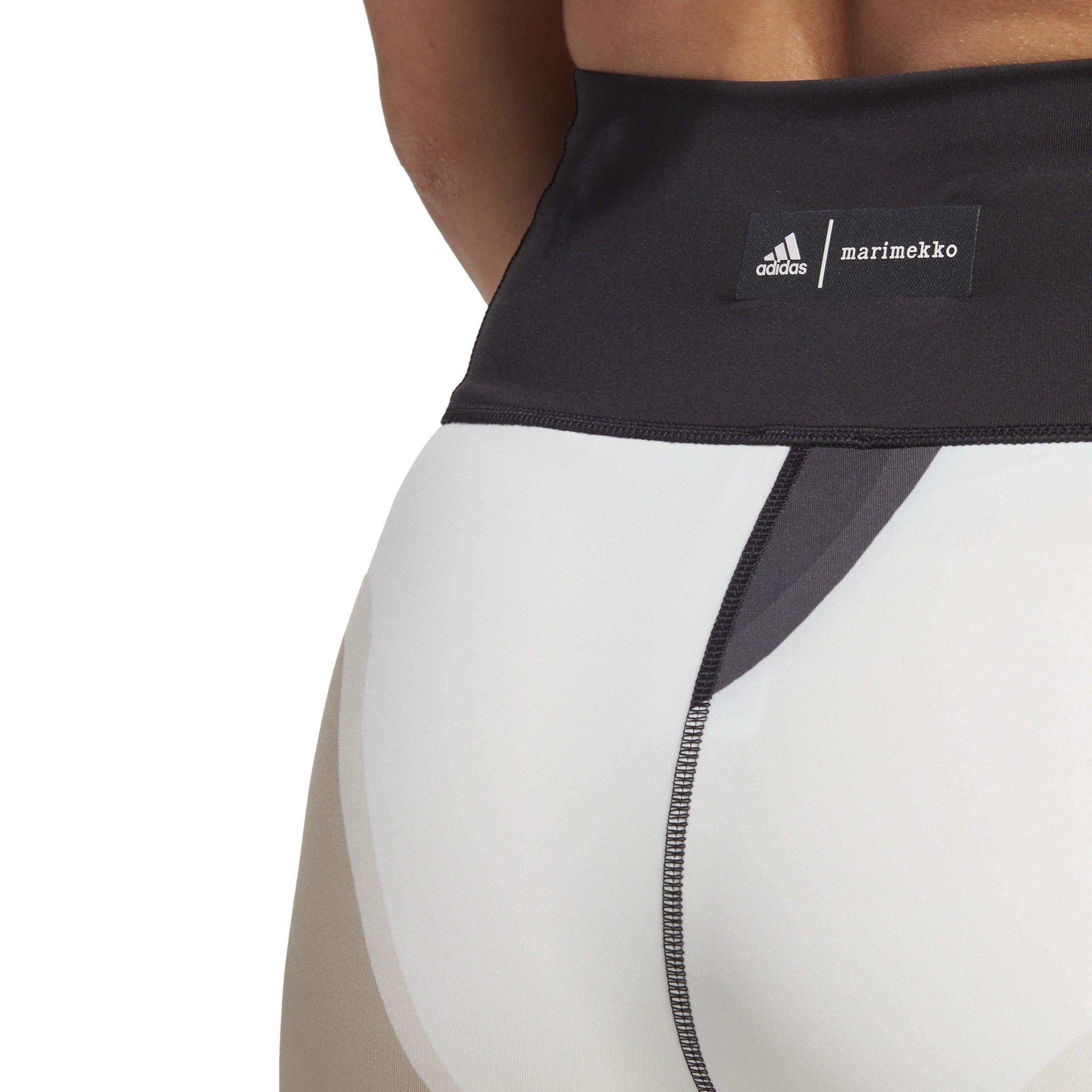 Marrón - adidas - x Marimekko Optime Training Bike Shorts Womens - 5