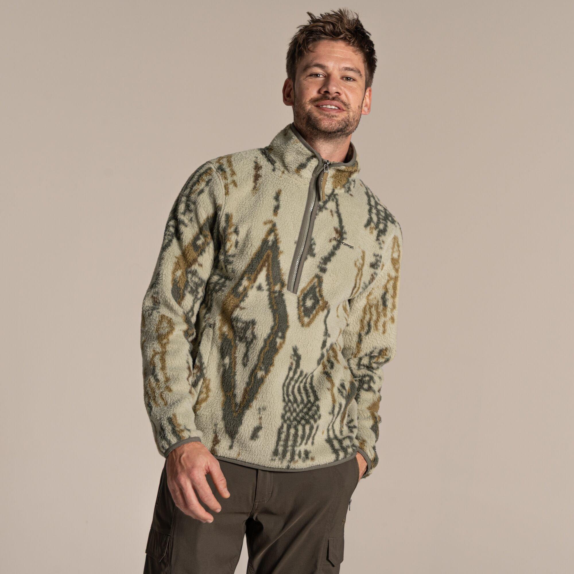Craghoppers Men's Tatton Ii Insulated Half Zip - Bayleafprint - S