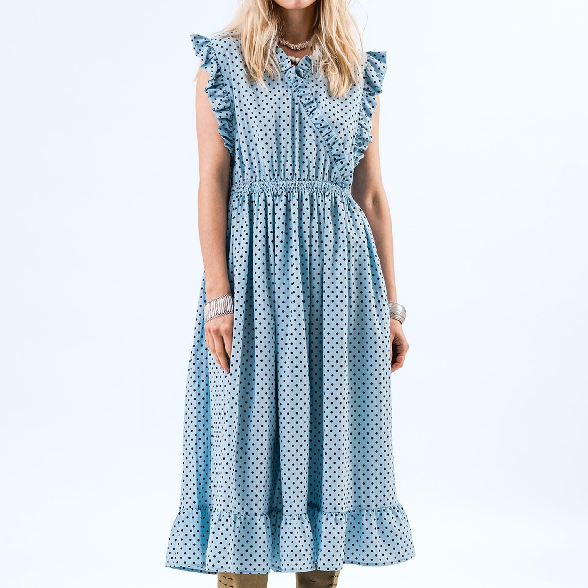 Blue - Lollys Laundry - Idinall Midi Dress - 1