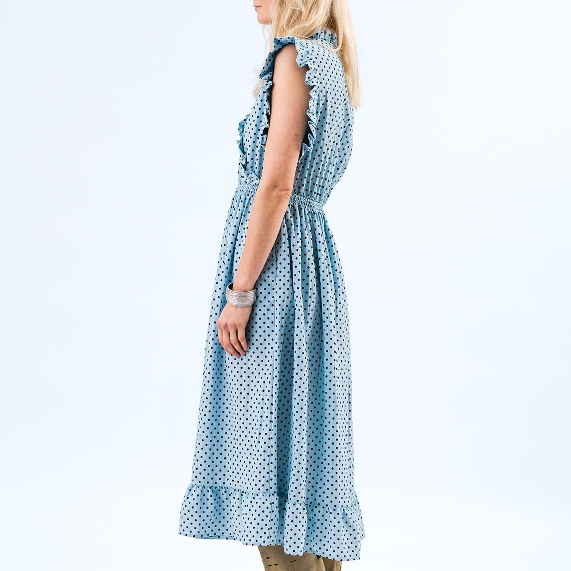 Blue - Lollys Laundry - Idinall Midi Dress - 3