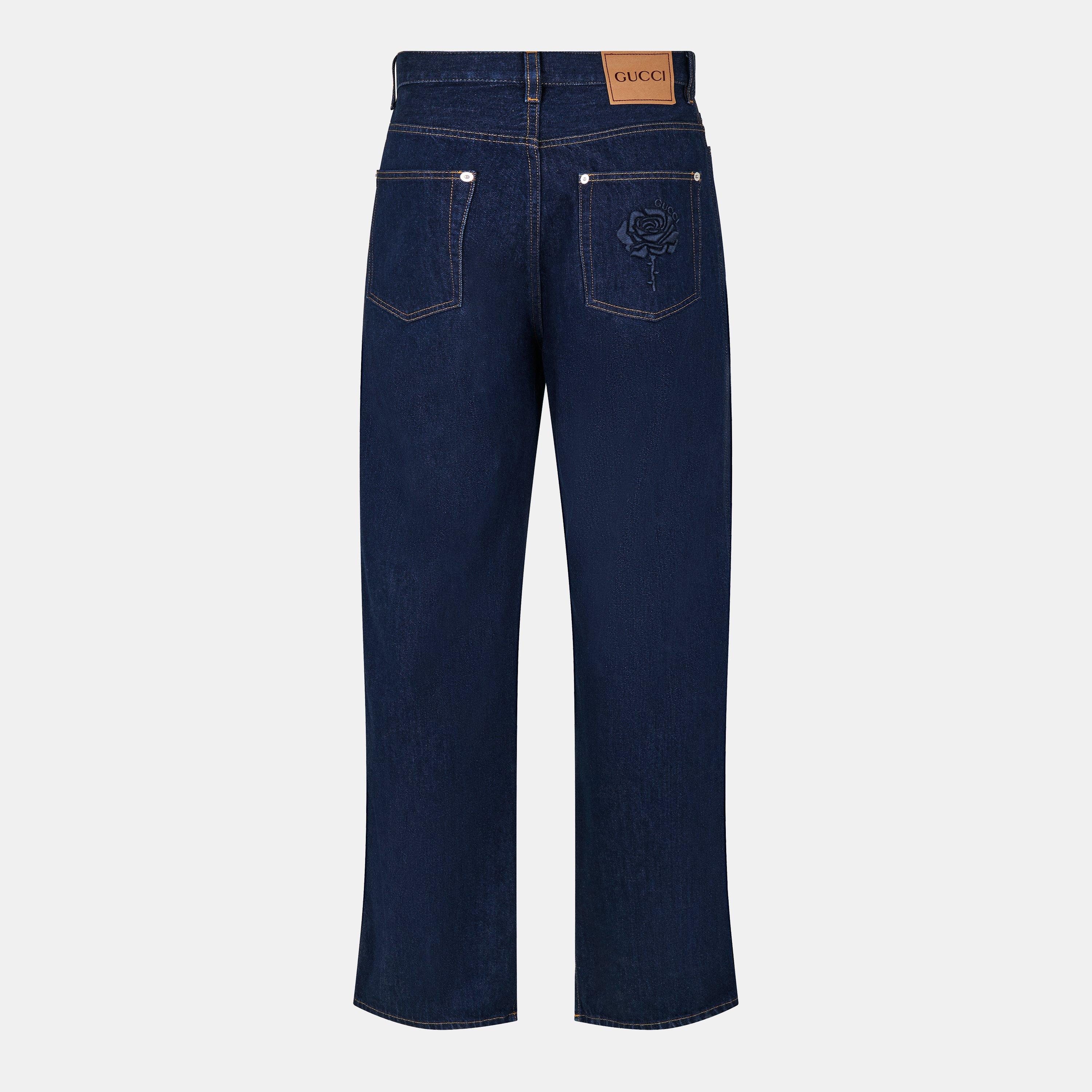Gucci Wide Baggy Jeans | Flannels