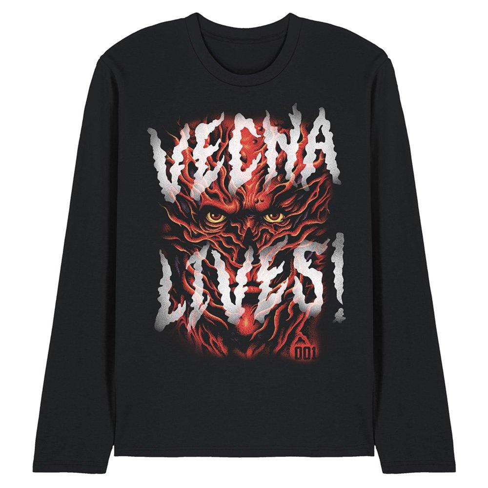 Black - Stranger Things - Stranger Things Vecna Lives Long Sleeve T-Shirt B - 1