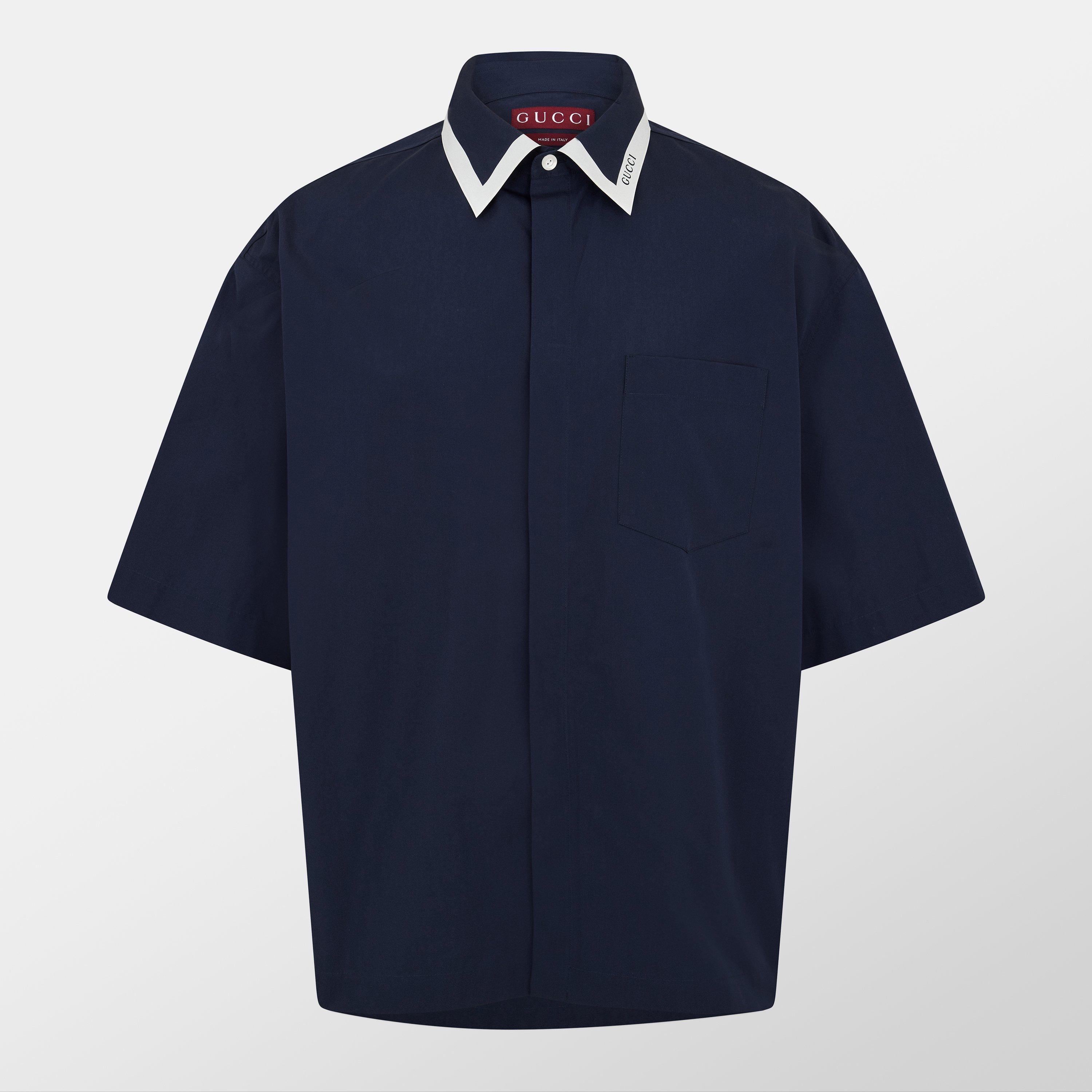 Gucci Bowling Shirt - Blue Japan - M