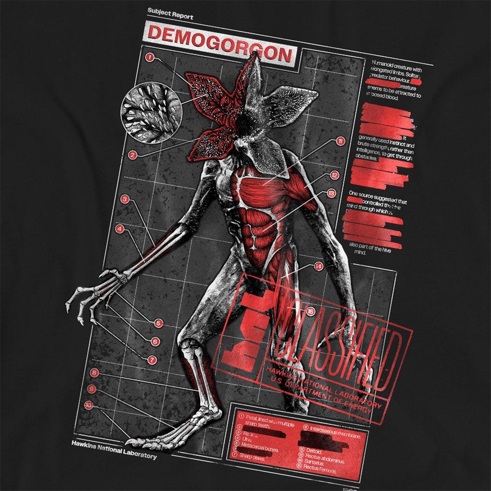 Black - Stranger Things - Stranger Things Demogorgon Monster T-Shirt Black - 2