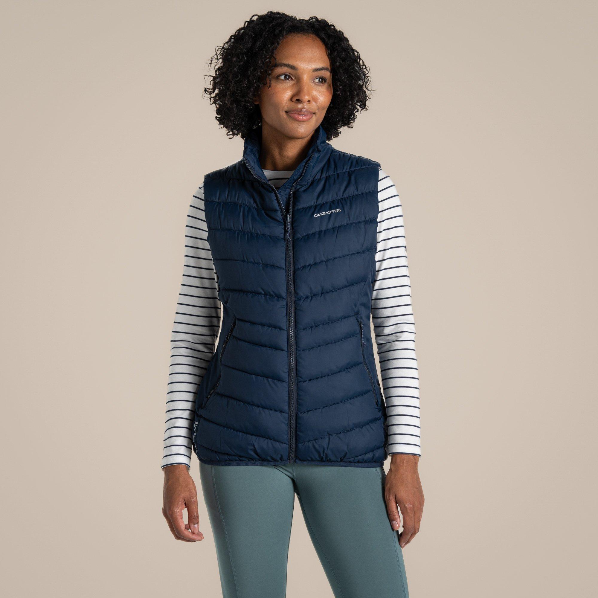 Craghoppers Women's Complite Ix Insulated Water-Repellent Vest - Blue Navy - 10
